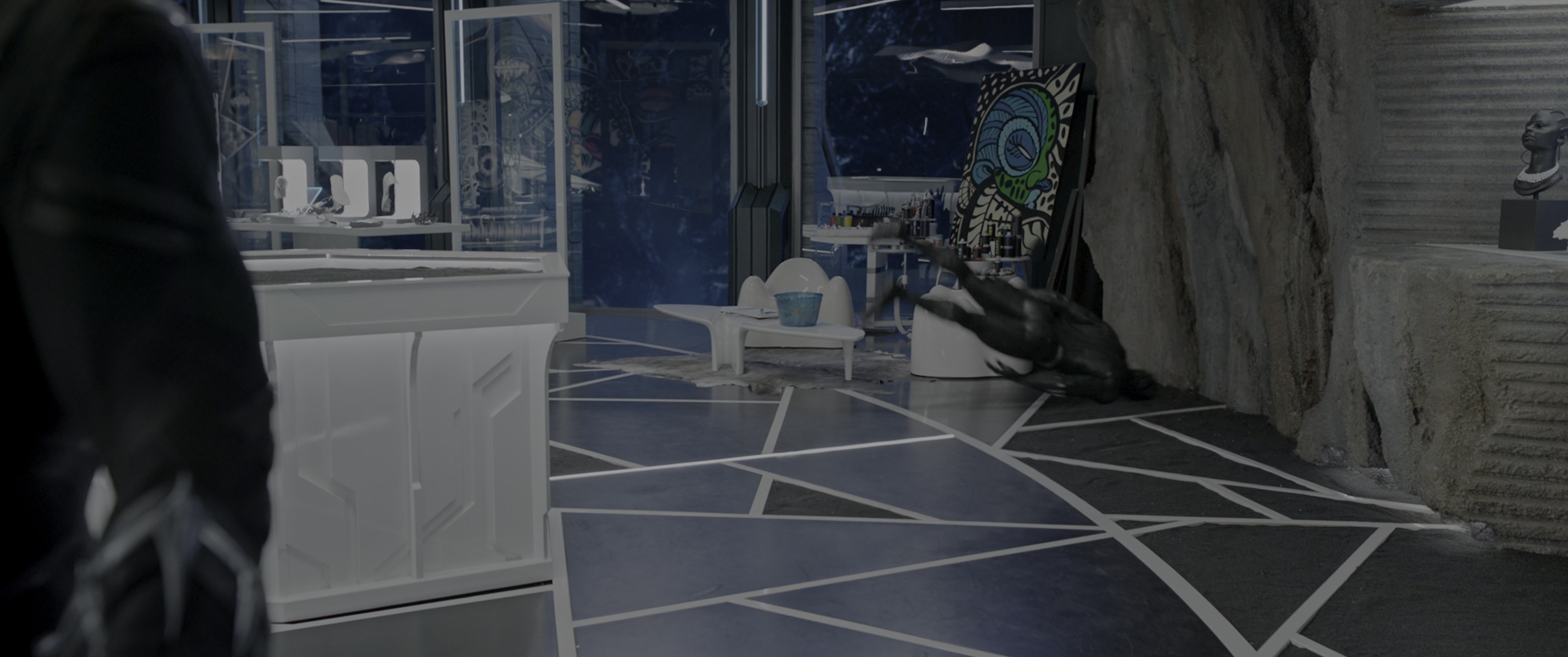 Black Panther (2018), wide, 2.39:1 — film still