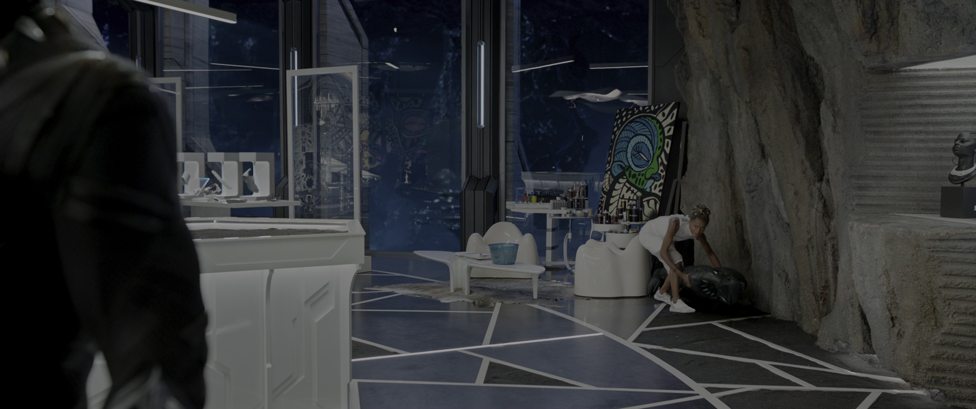 Black Panther (2018), wide, 2.39:1 — film still