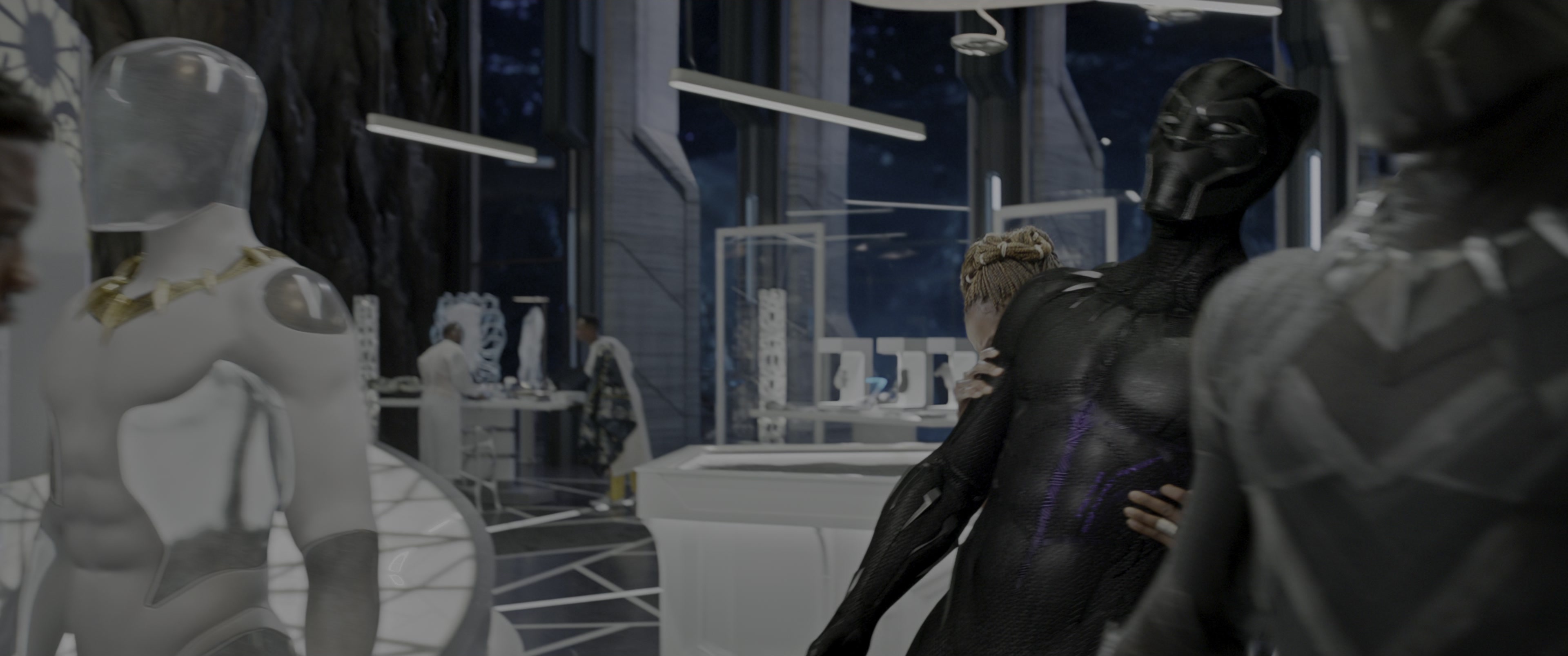 Black Panther (2018), wide, 2.39:1 — film still