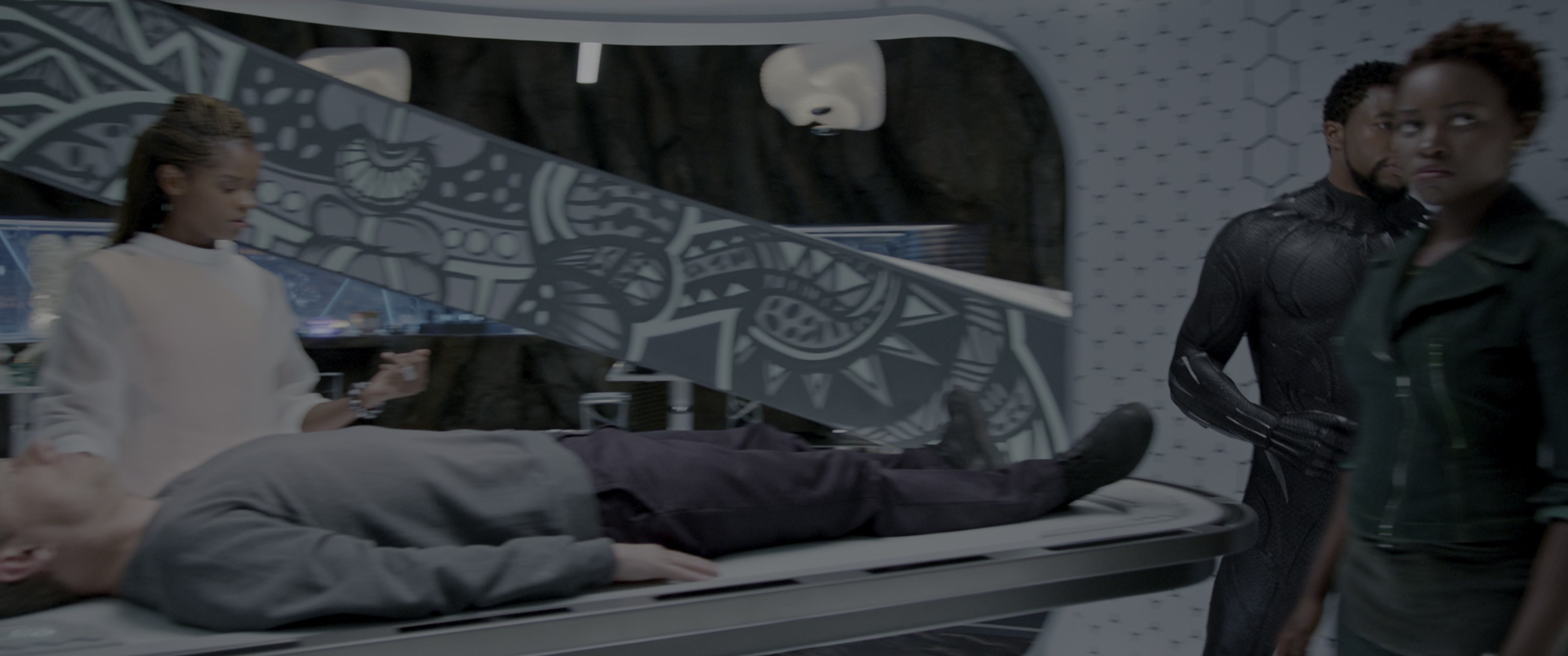 Black Panther (2018), wide, 2.39:1 — film still