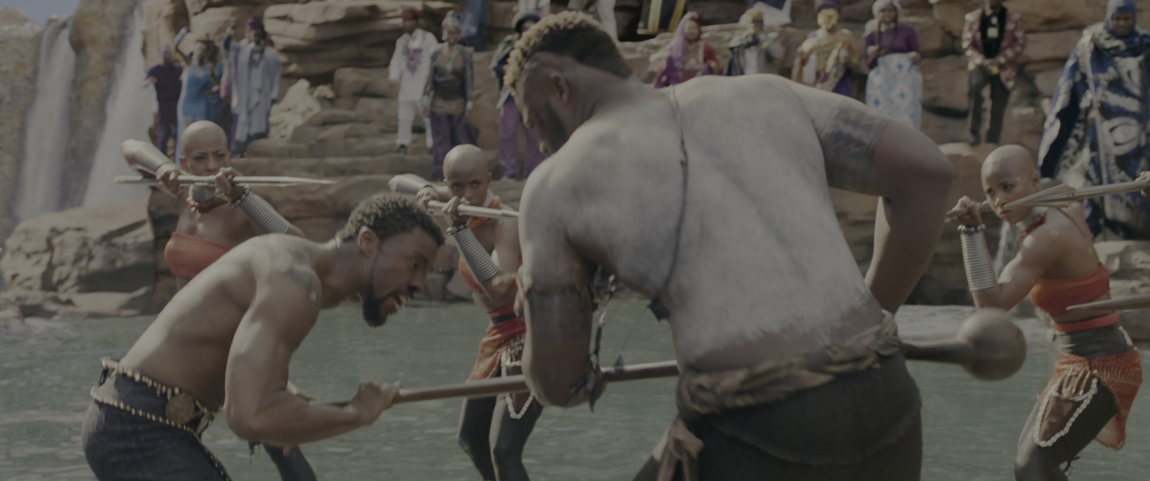 Black Panther (2018), wide, 2.39:1 — film still