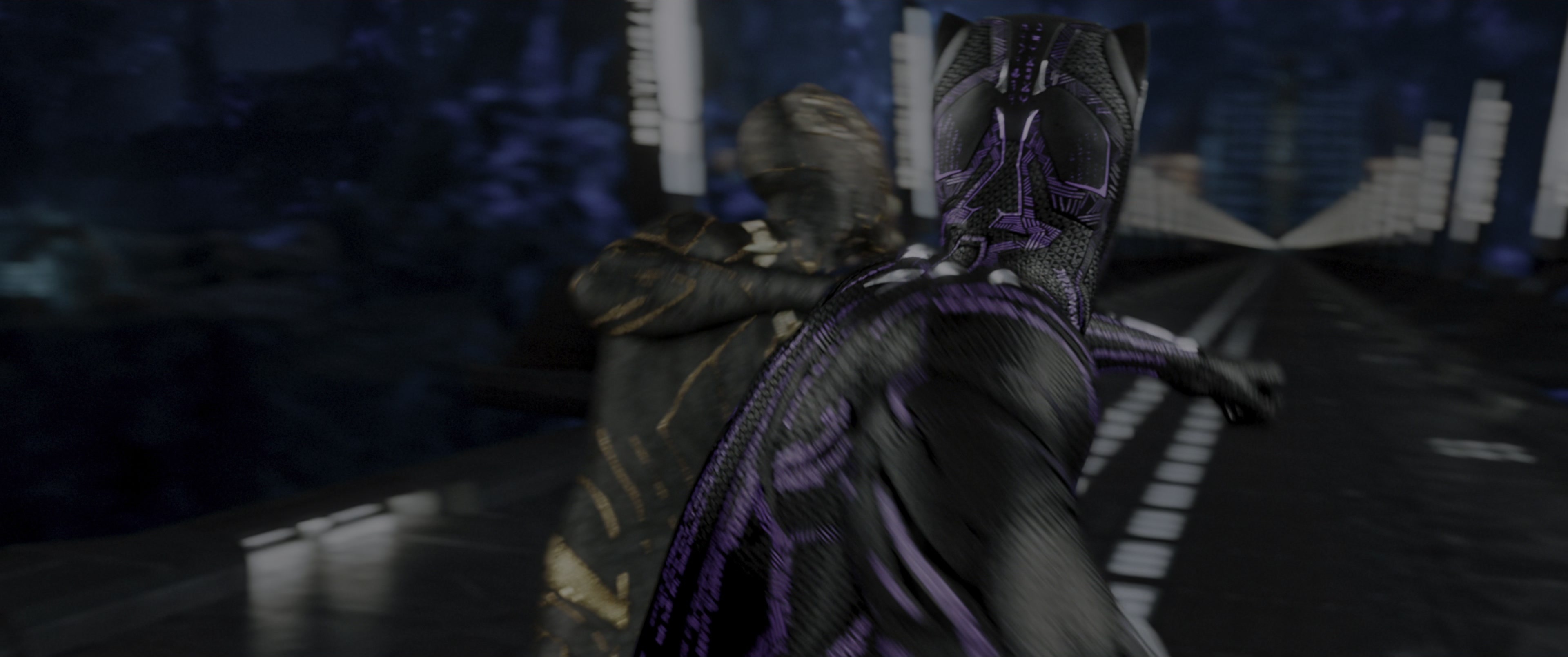 Black Panther (2018), wide, 2.39:1 — film still