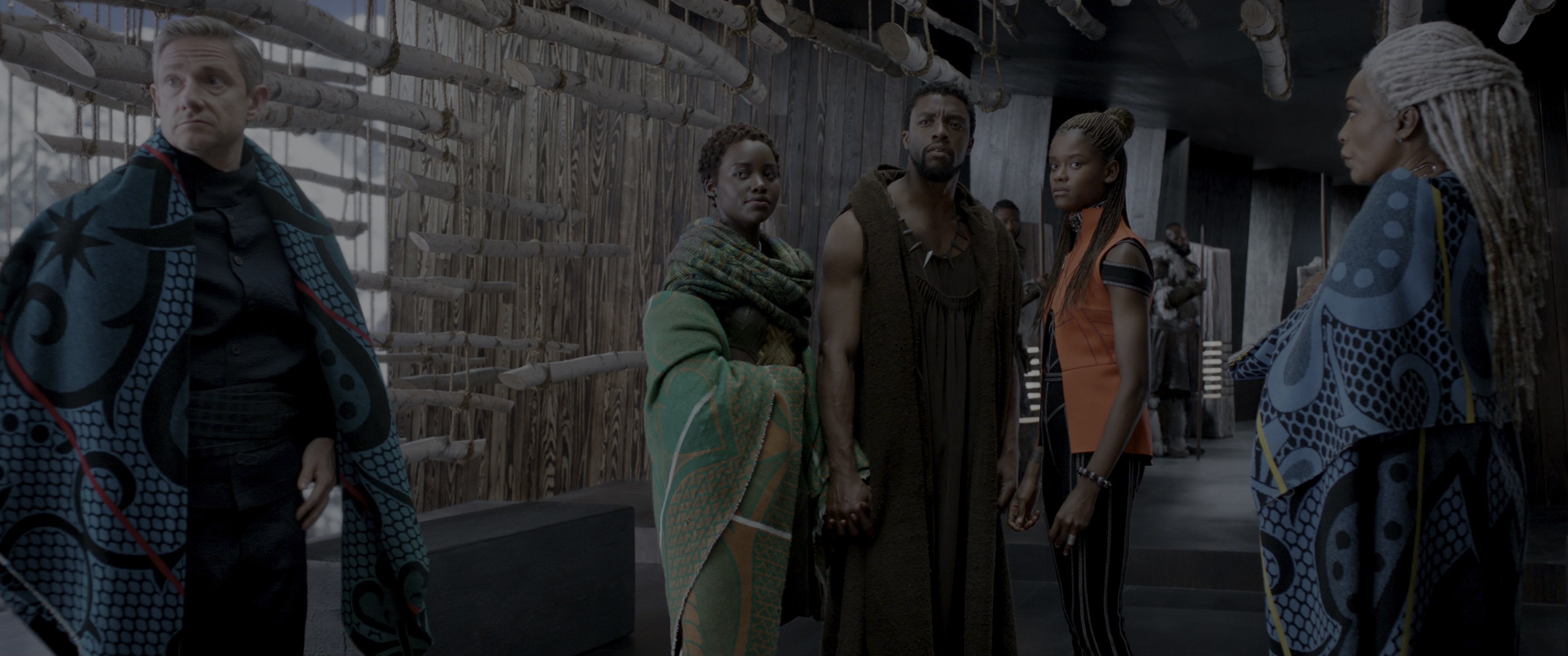 Black Panther (2018), wide, 2.39:1 — film still