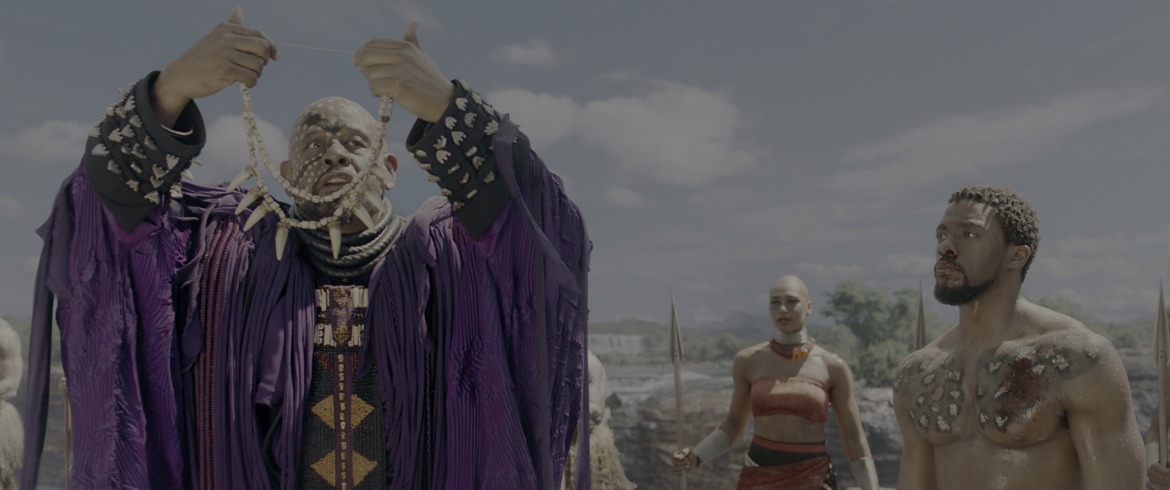Black Panther (2018), wide, 2.39:1 — film still