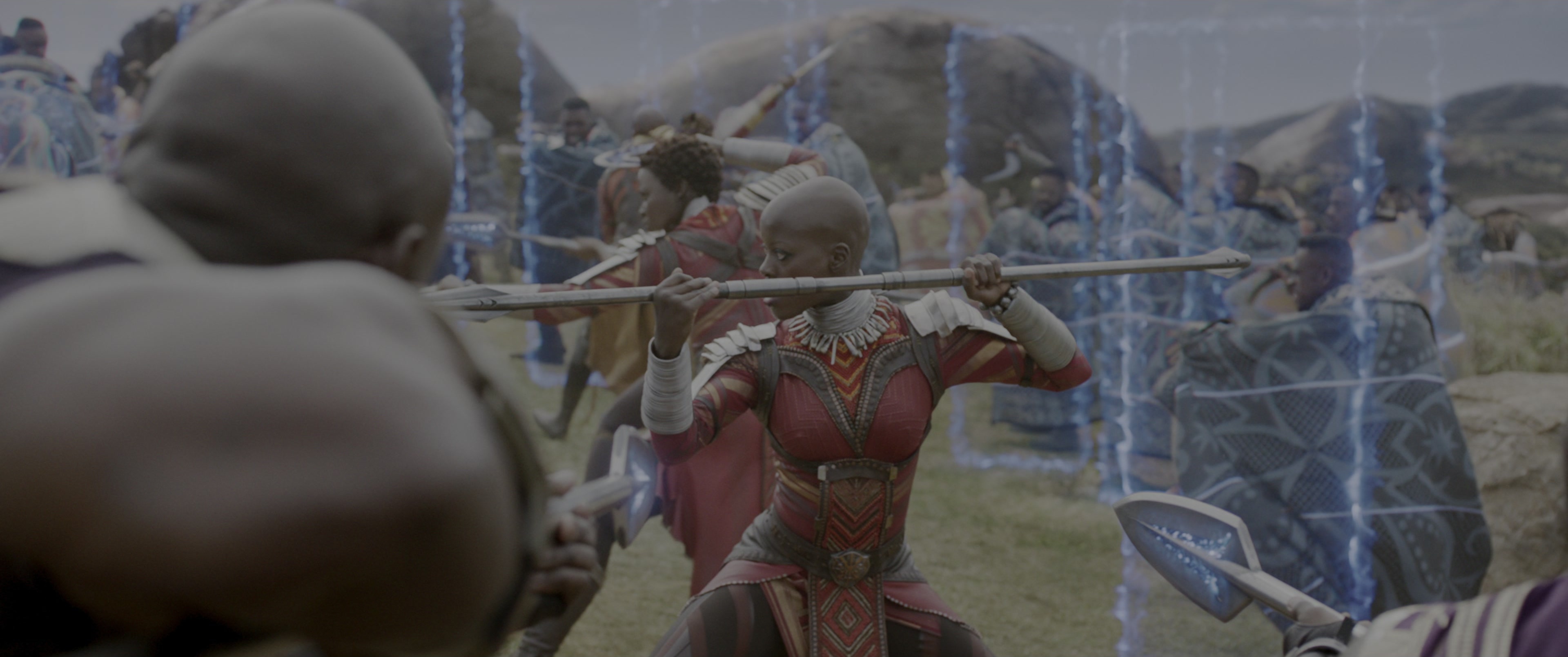 Black Panther (2018), wide, 2.39:1 — film still
