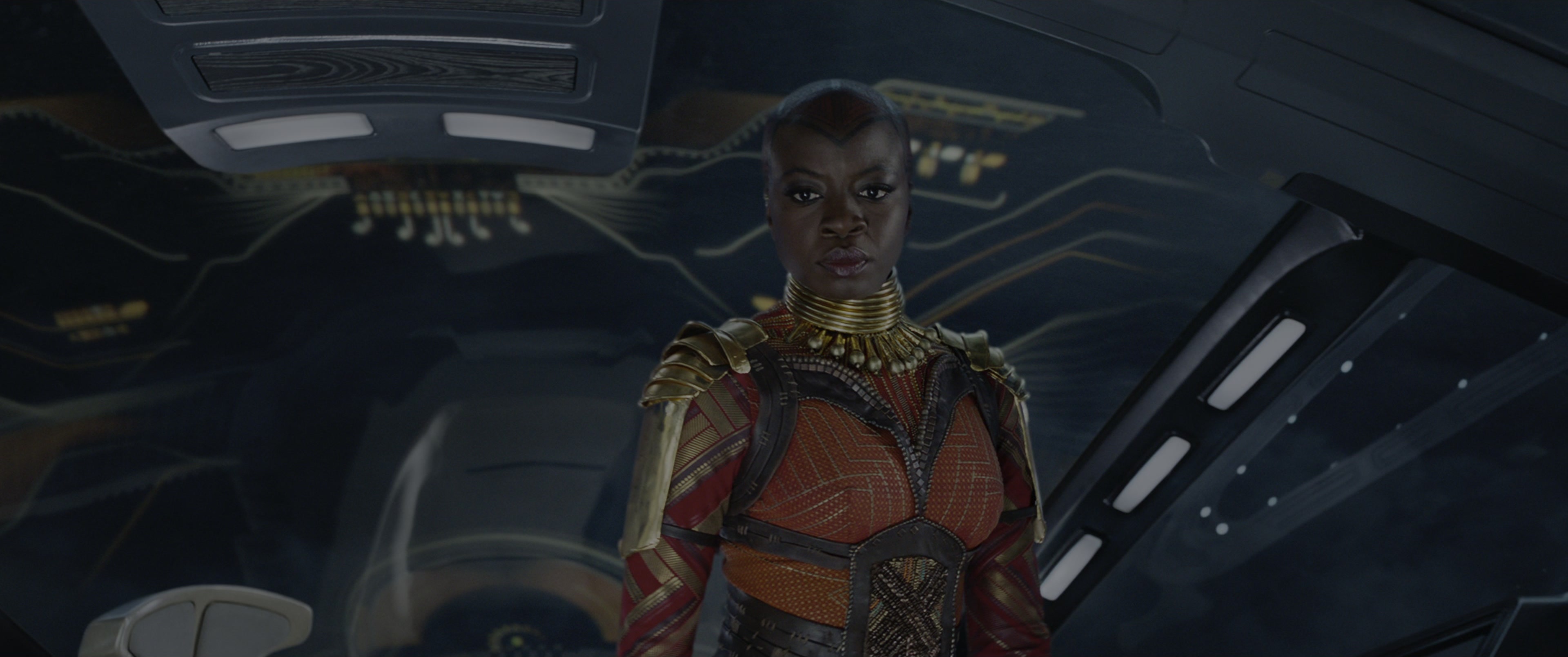 Black Panther (2018), wide, 2.39:1 — film still
