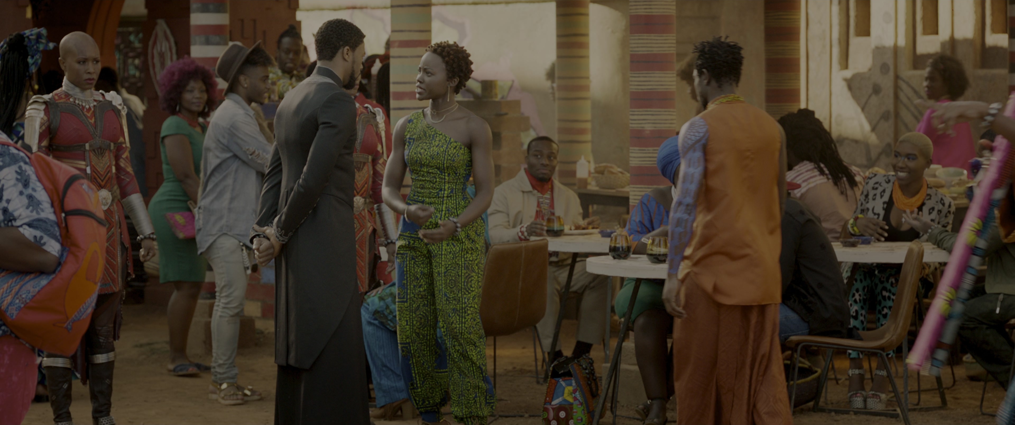 Black Panther (2018), wide, 2.39:1 — film still