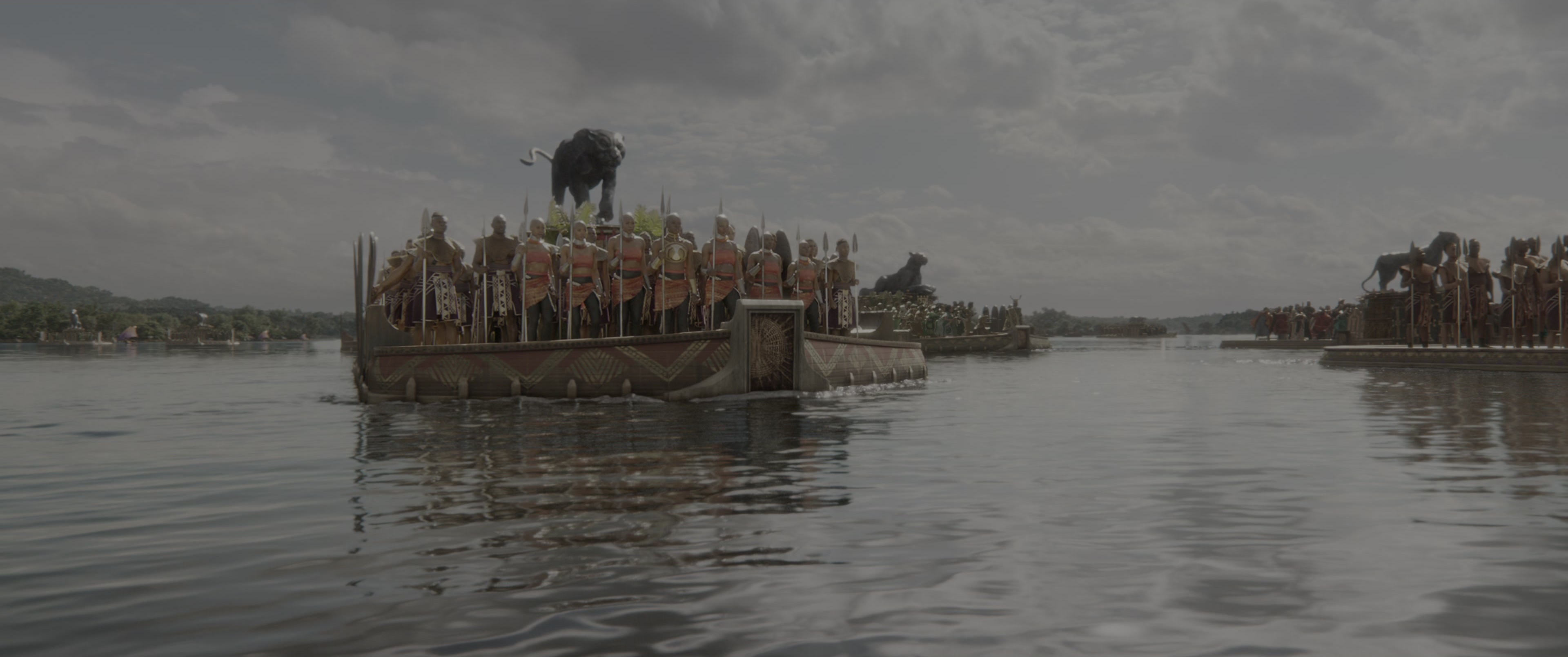 Black Panther (2018), wide, 2.39:1 — film still