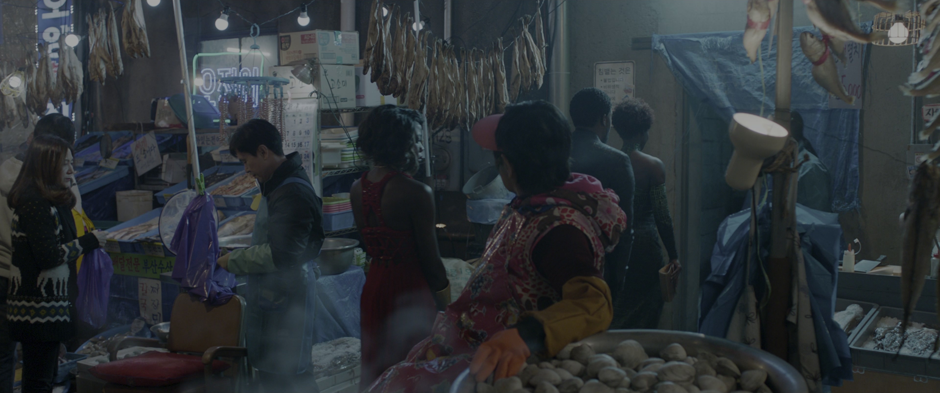Black Panther (2018), wide, 2.39:1 — film still