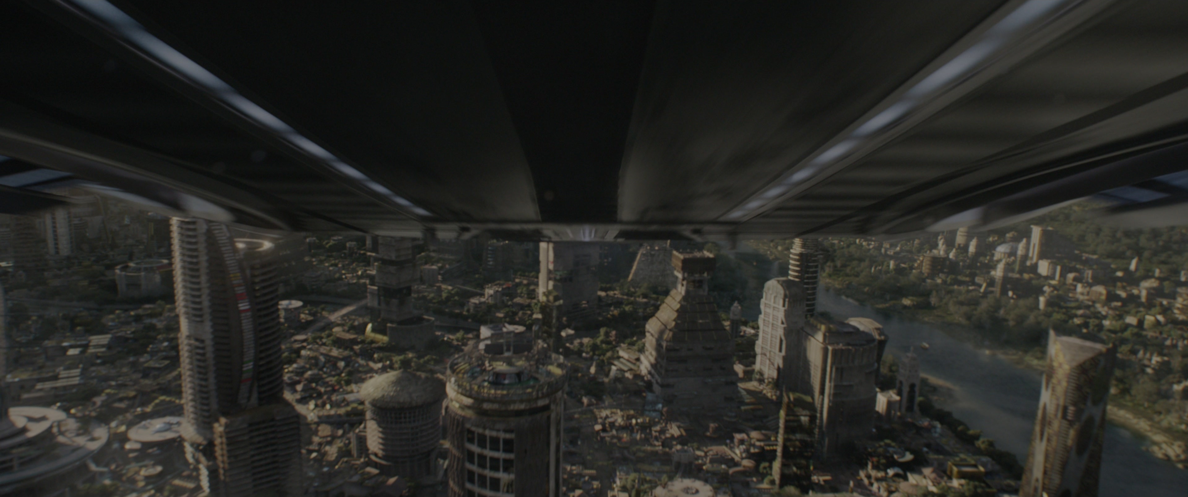 Black Panther (2018), wide, 2.39:1 — film still