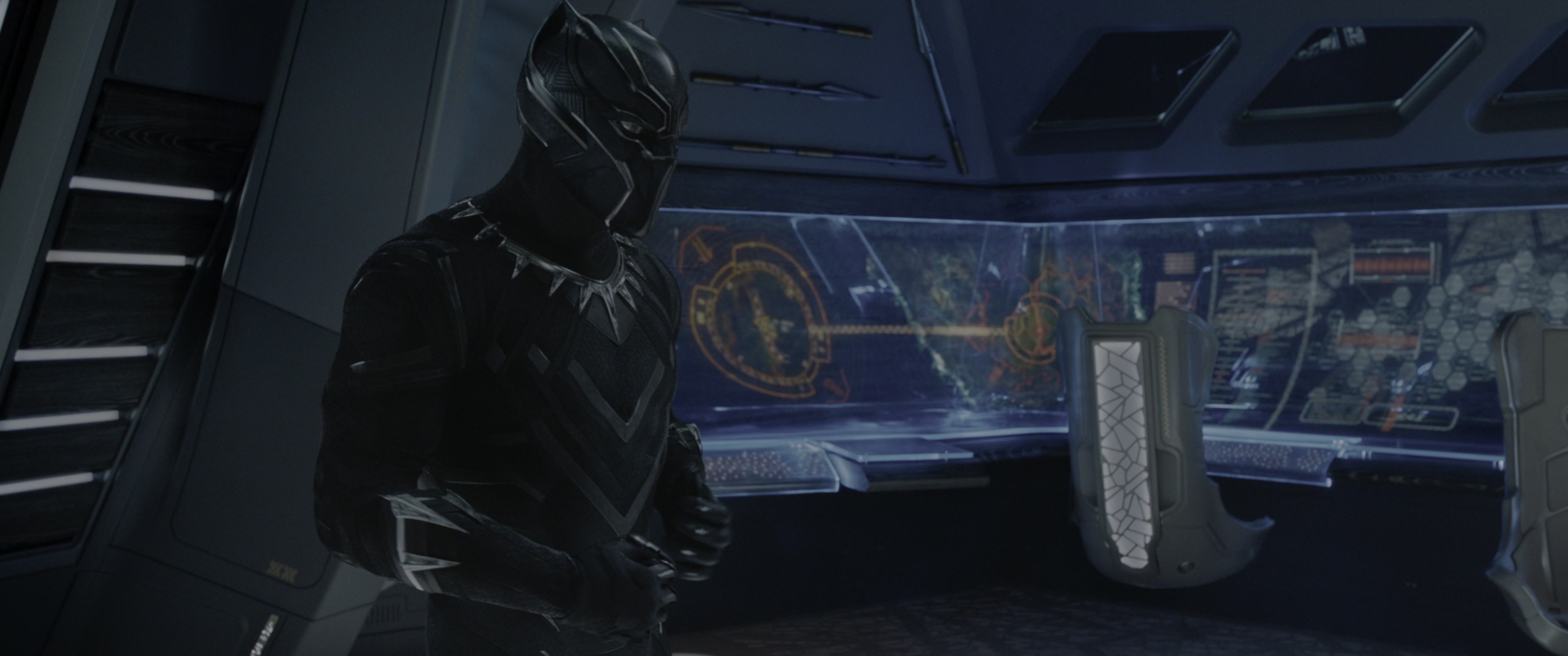 Black Panther (2018), wide, 2.39:1 — film still