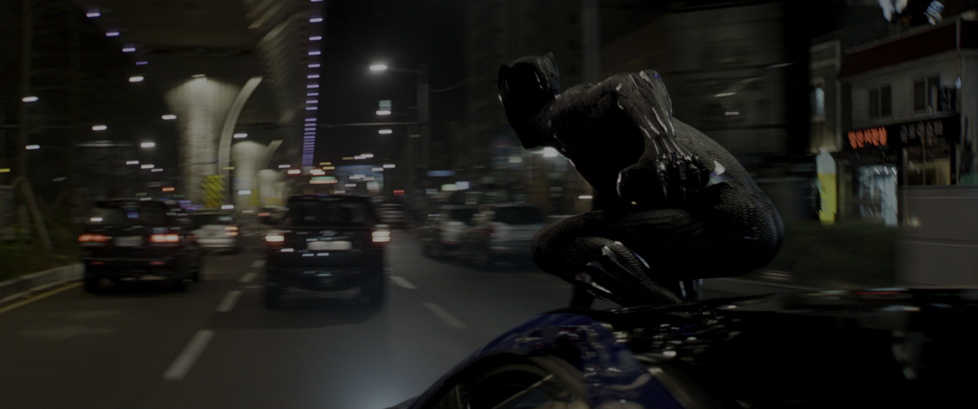 Black Panther (2018), wide, 2.39:1 — film still