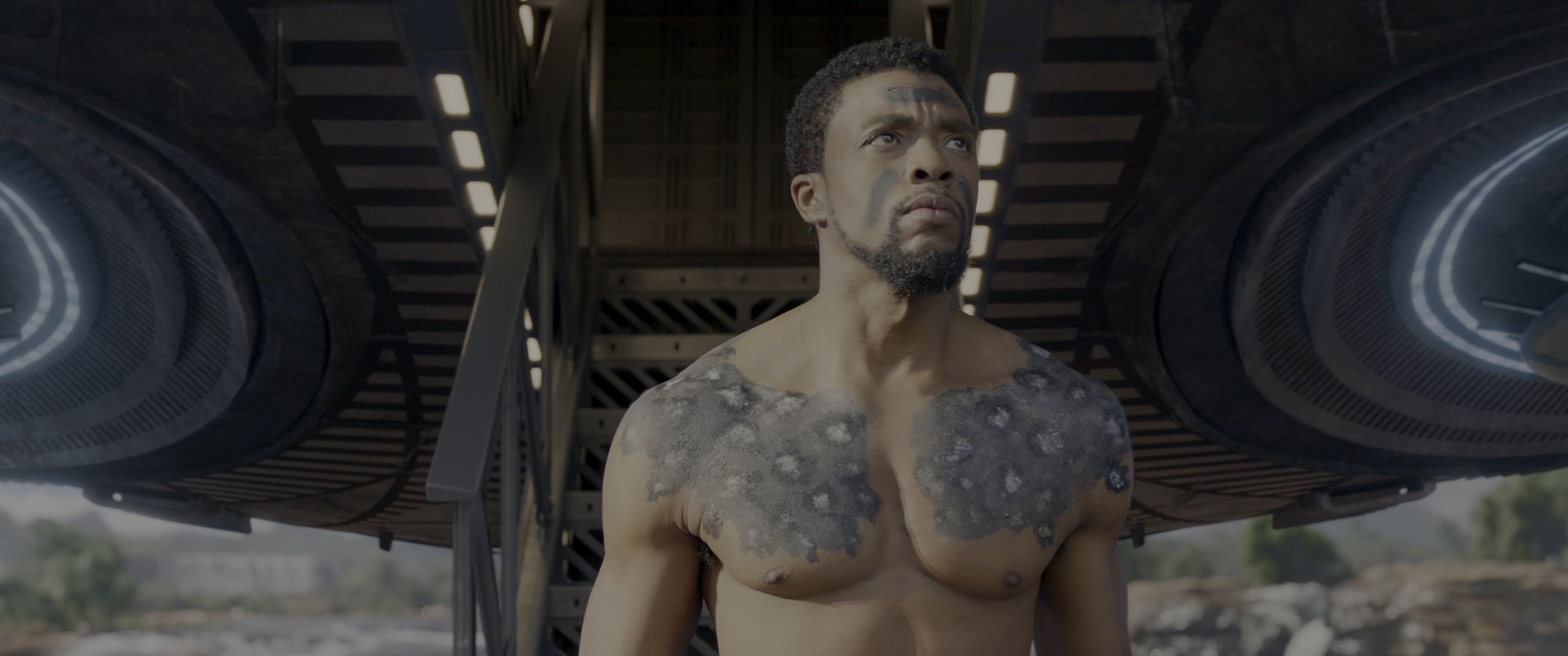 Black Panther (2018), wide, 2.39:1 — film still