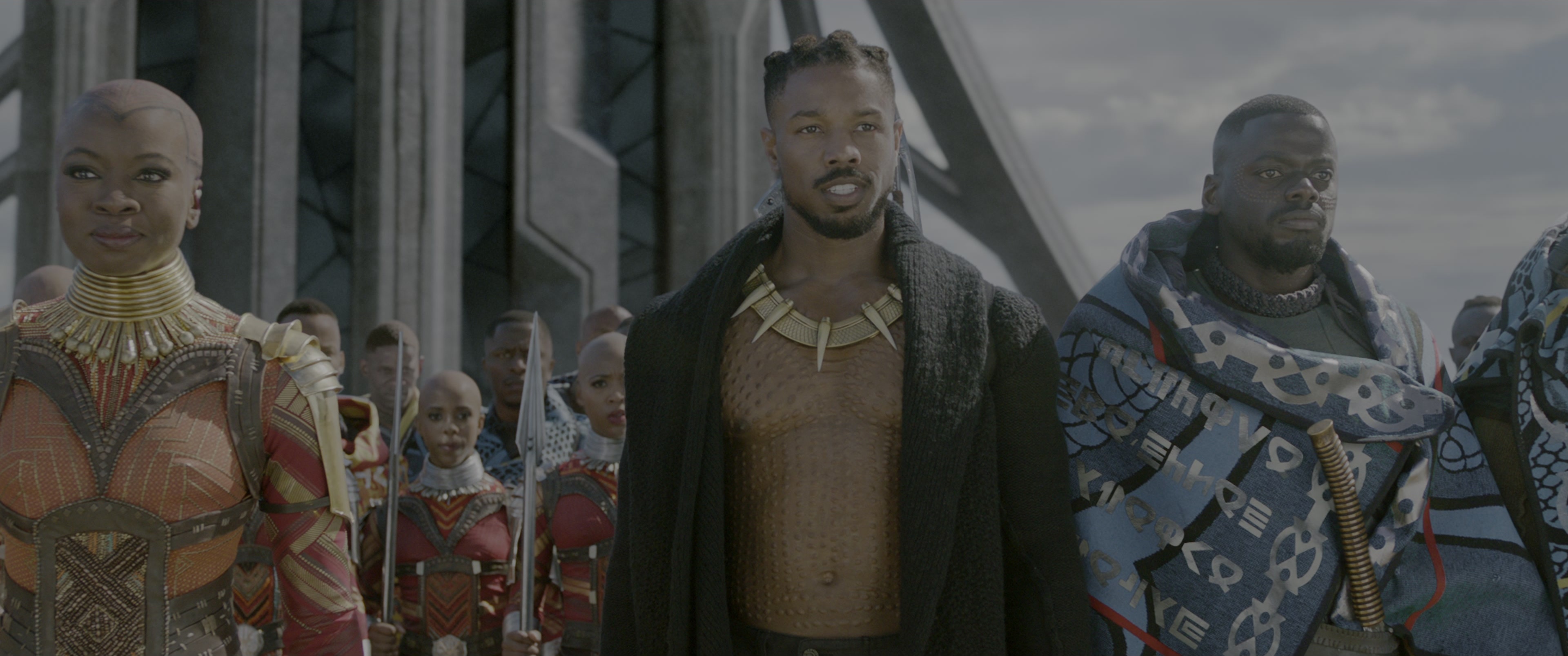 Black Panther (2018), wide, 2.39:1 — film still