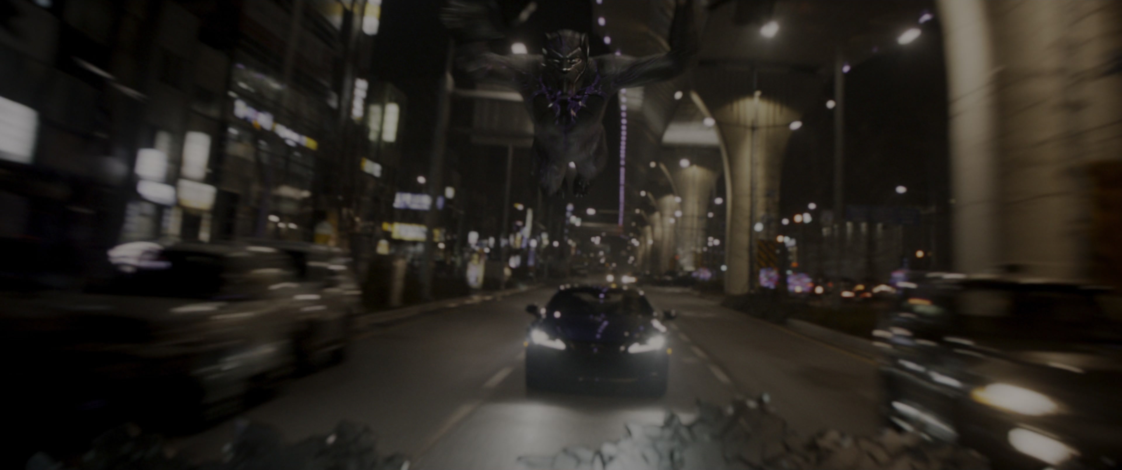 Black Panther (2018), wide, 2.39:1 — film still