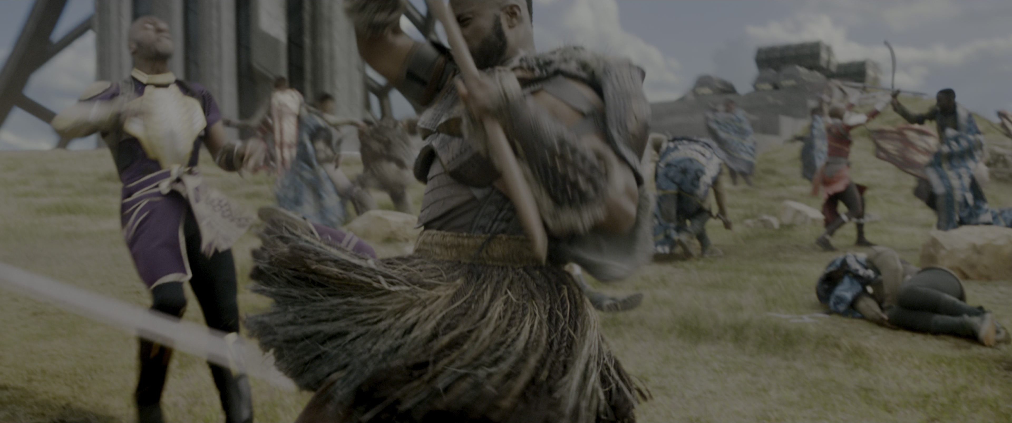 Black Panther (2018), wide, 2.39:1 — film still