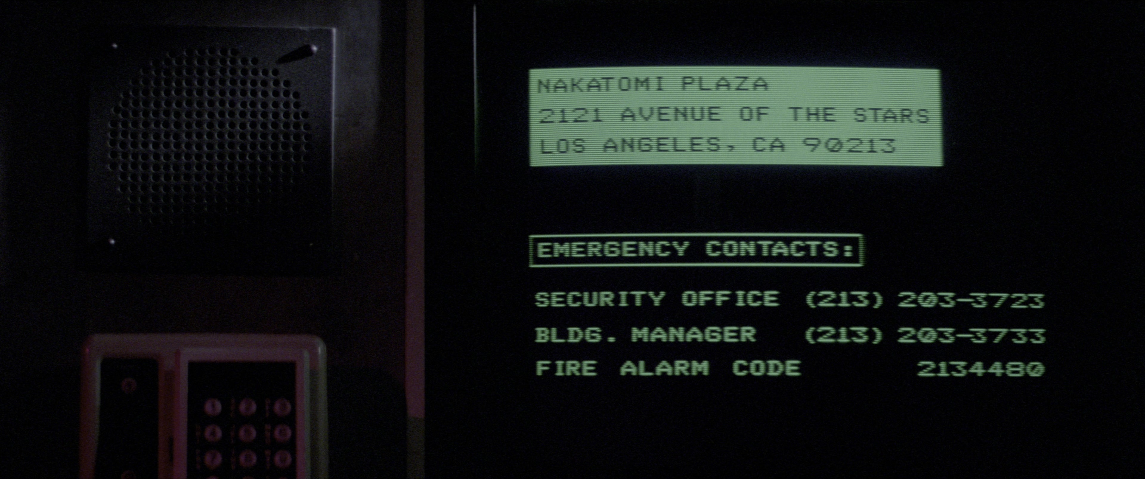 Die Hard (1988), unknown, 2.39:1 — film still