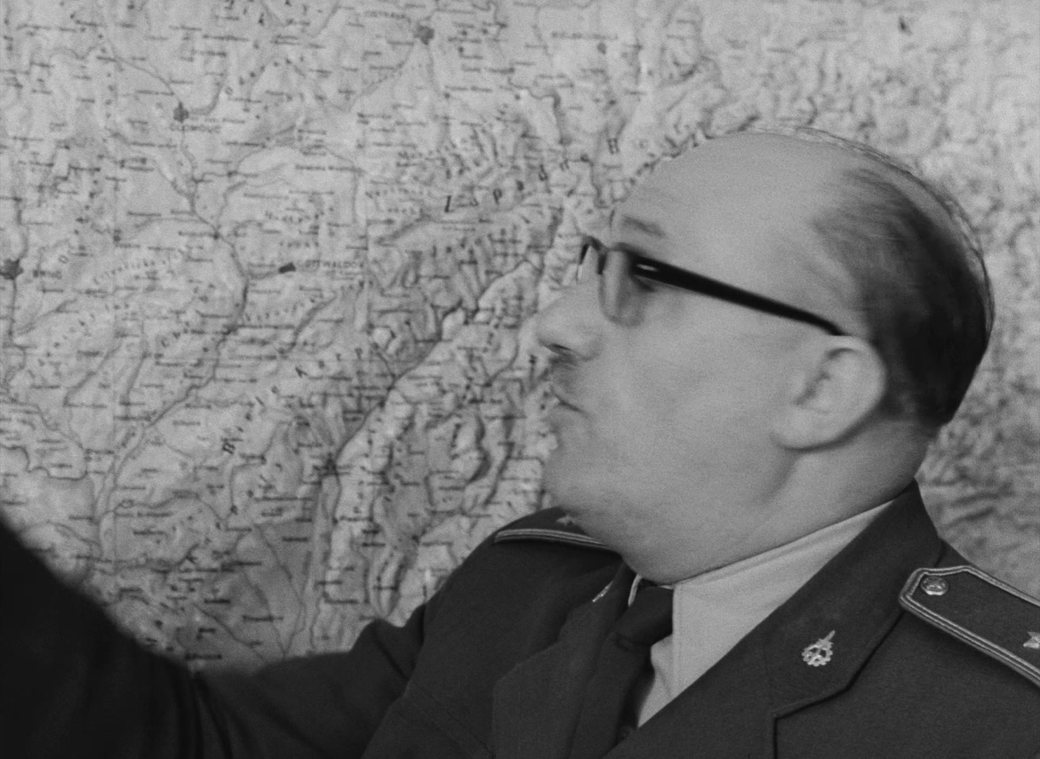 Lásky jedné plavovlásky (1965), close, 1.37:1 — film still