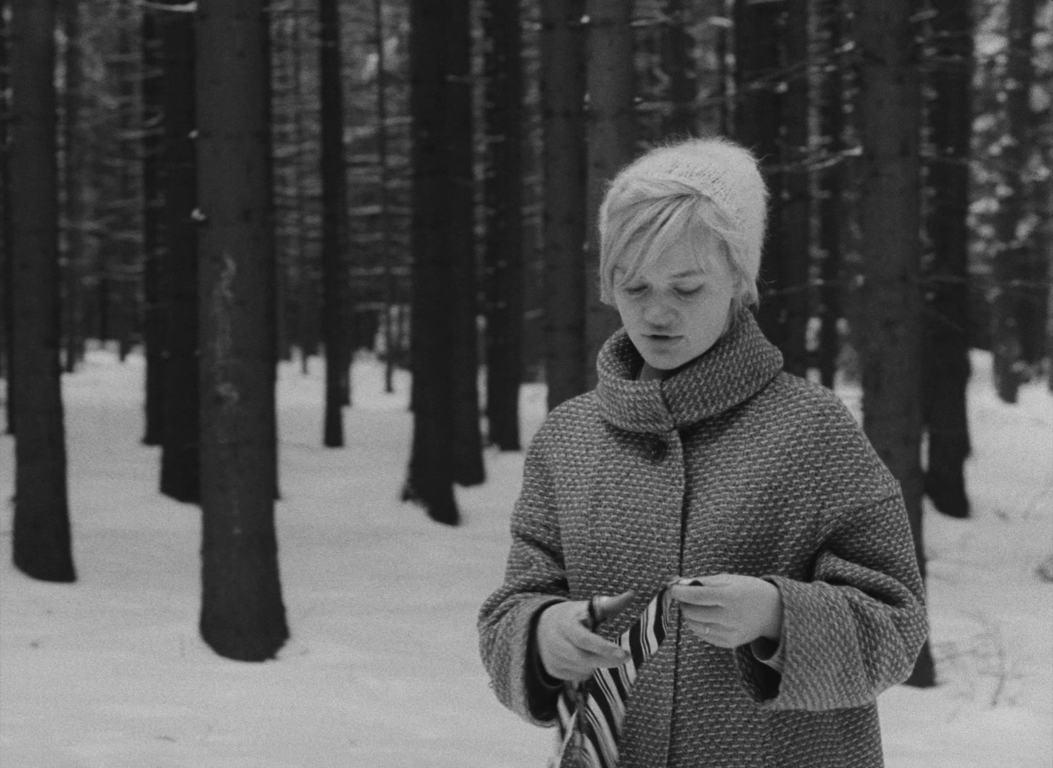 Lásky jedné plavovlásky (1965), wide, 1.37:1 — film still