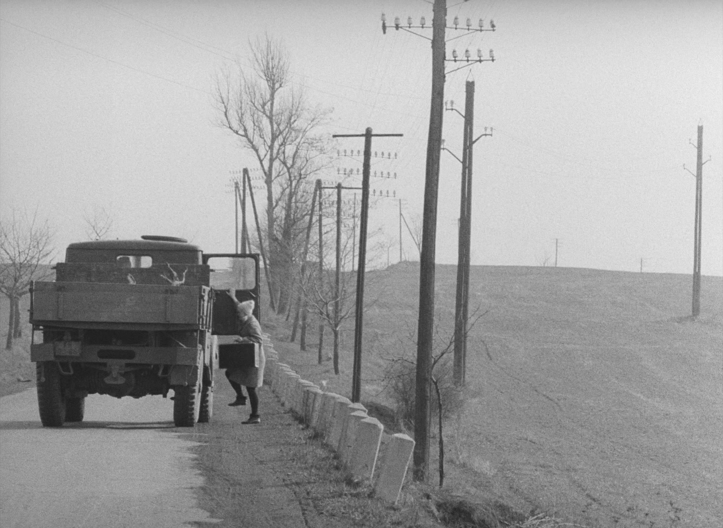 Lásky jedné plavovlásky (1965), wide, 1.37:1 — film still