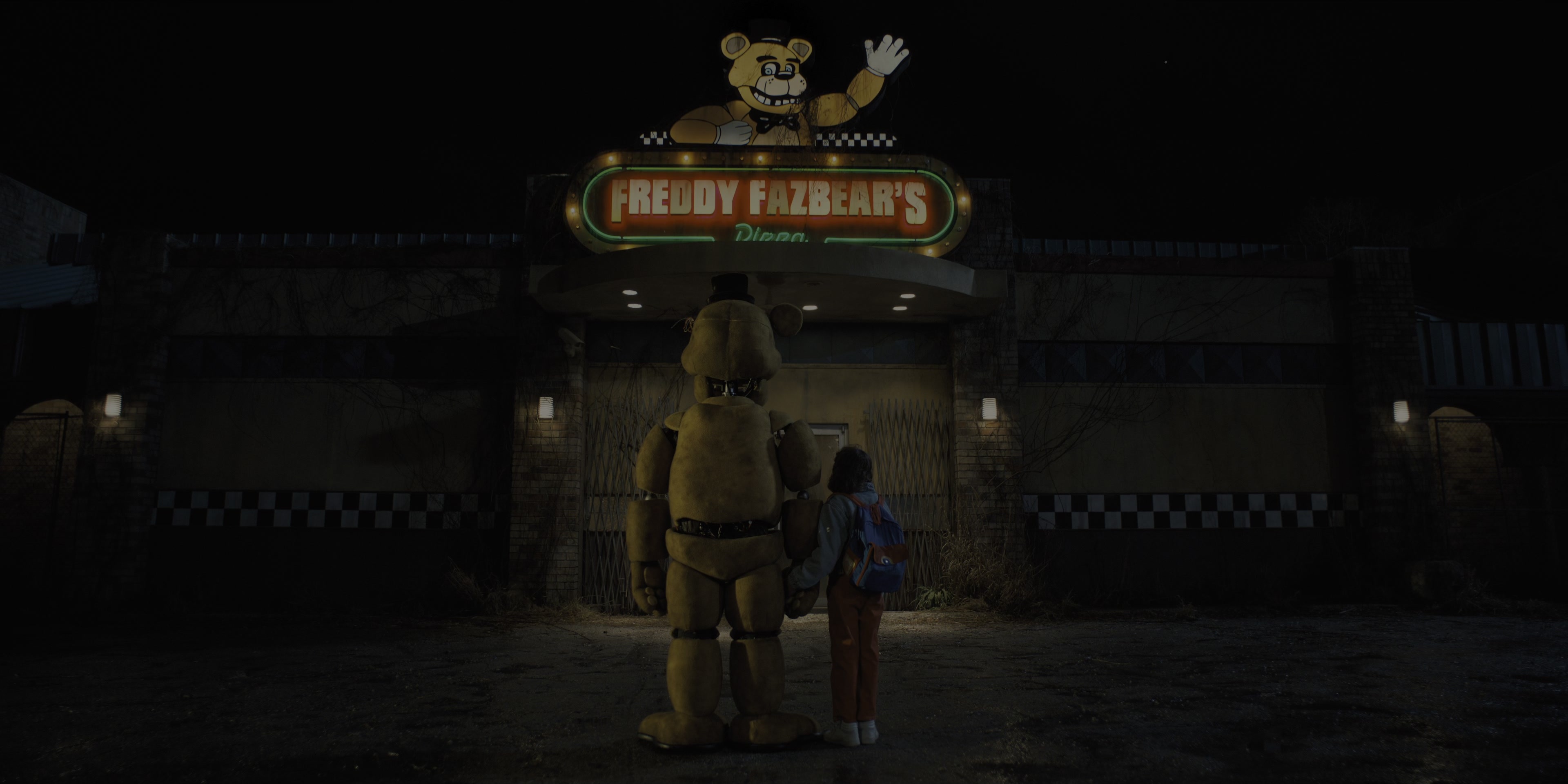 Five Nights at Freddy's (2023), close, 2.00:1 — film still