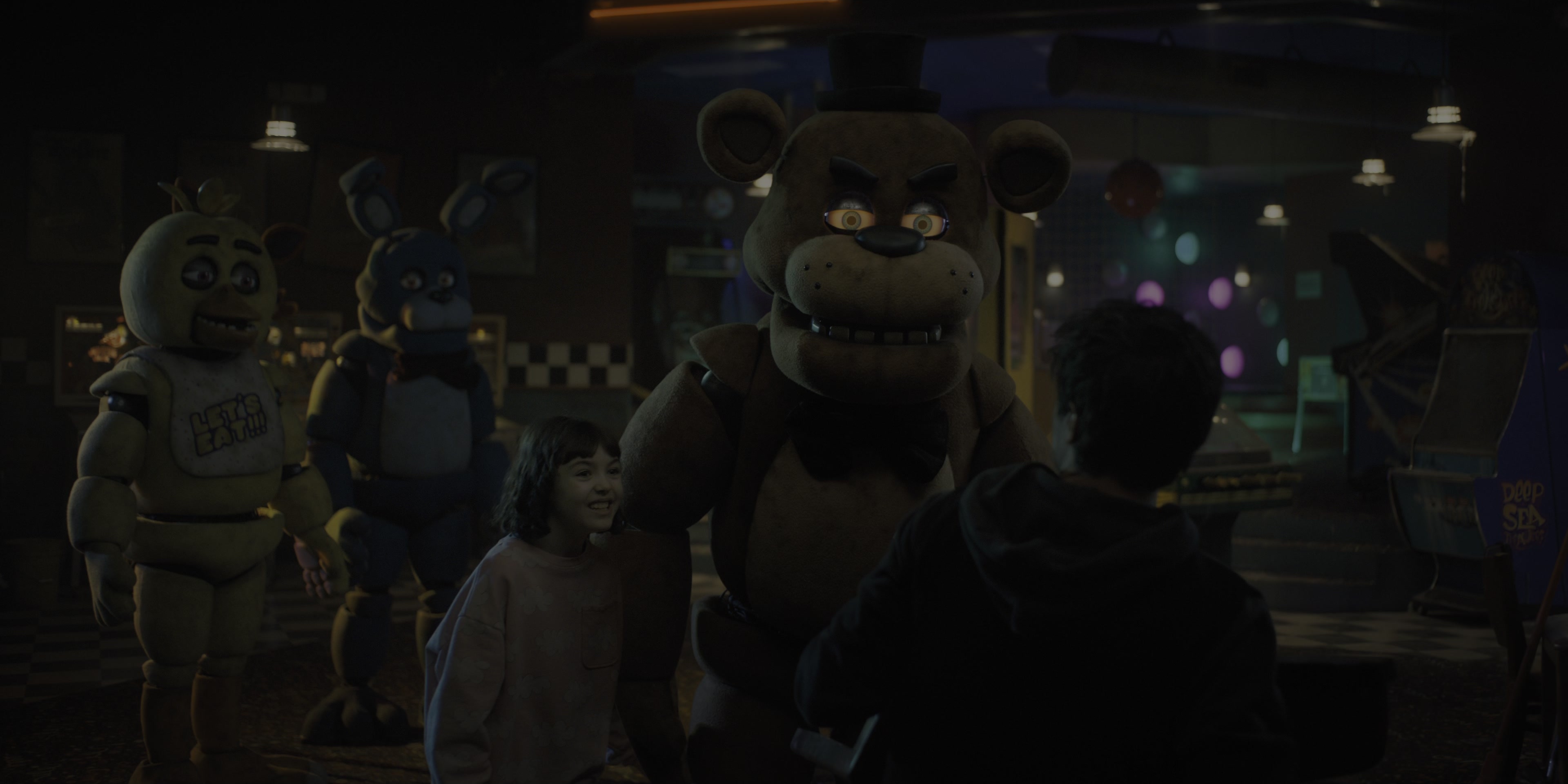 Five Nights at Freddy's (2023), wide, 2.00:1 — film still