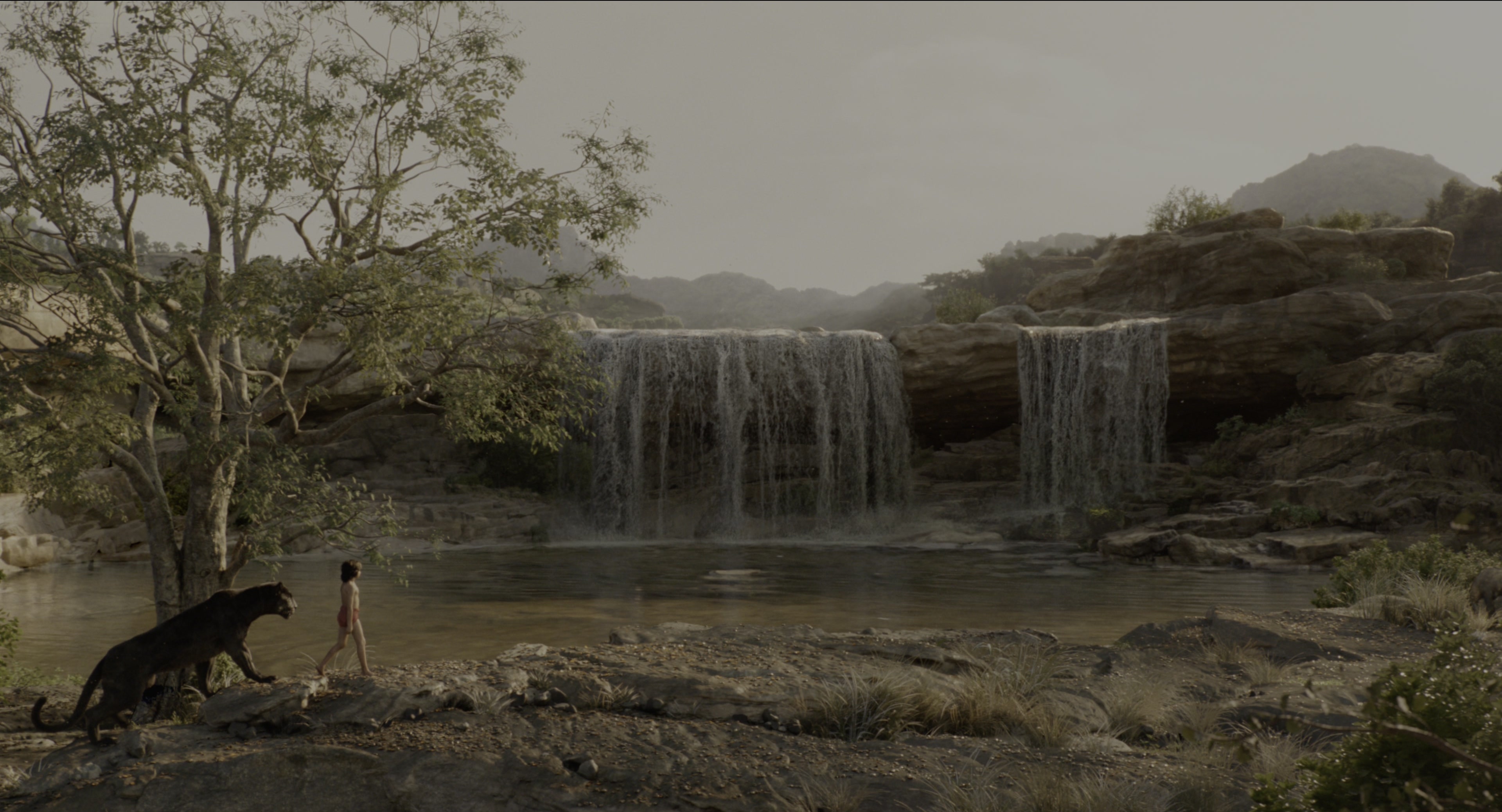 The Jungle Book (2016), wide, 1.85:1 — film still
