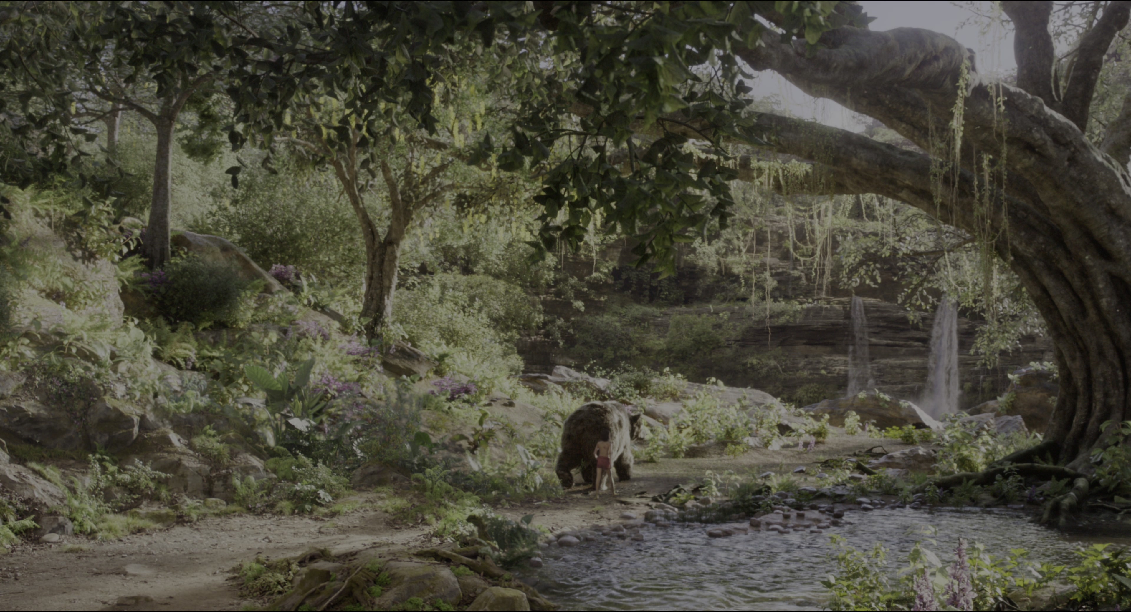 The Jungle Book (2016), wide, 1.85:1 — film still
