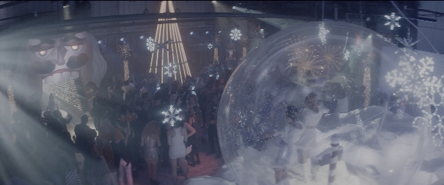 Wide shot frame from The Night Before — face, person, human face