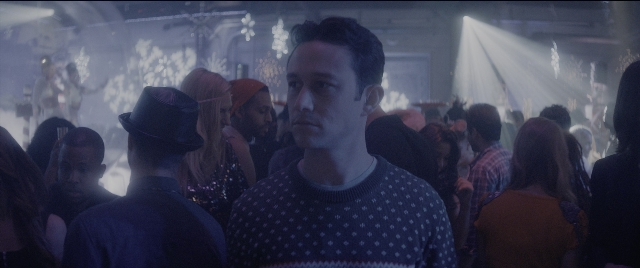Wide shot frame from The Night Before — standing, room, hair