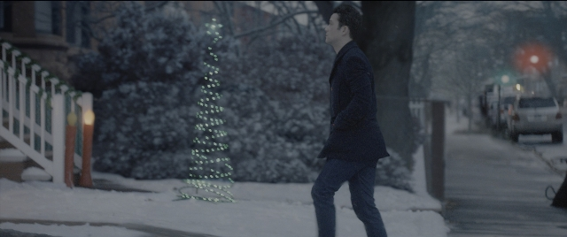 Medium shot frame from The Night Before — walking, street, night