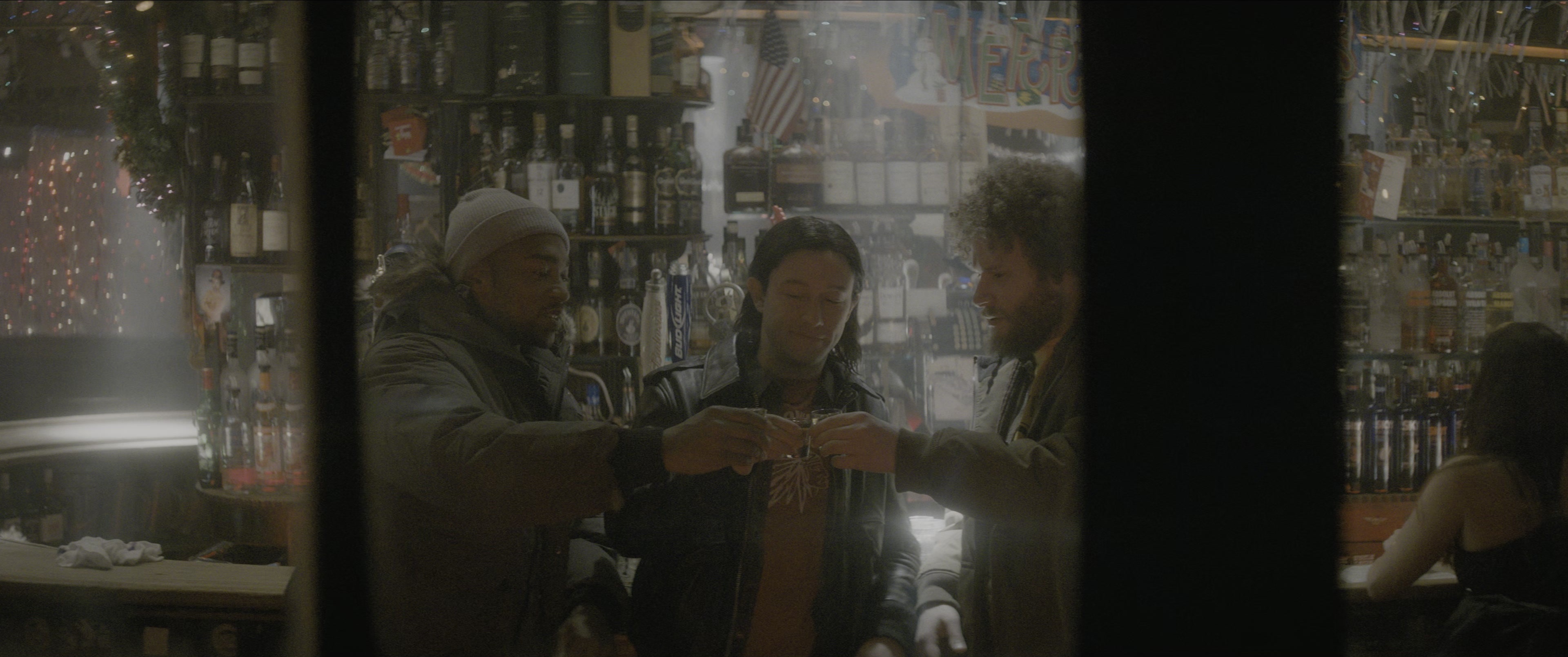 The Night Before (2015), wide, 2.39:1 — film still
