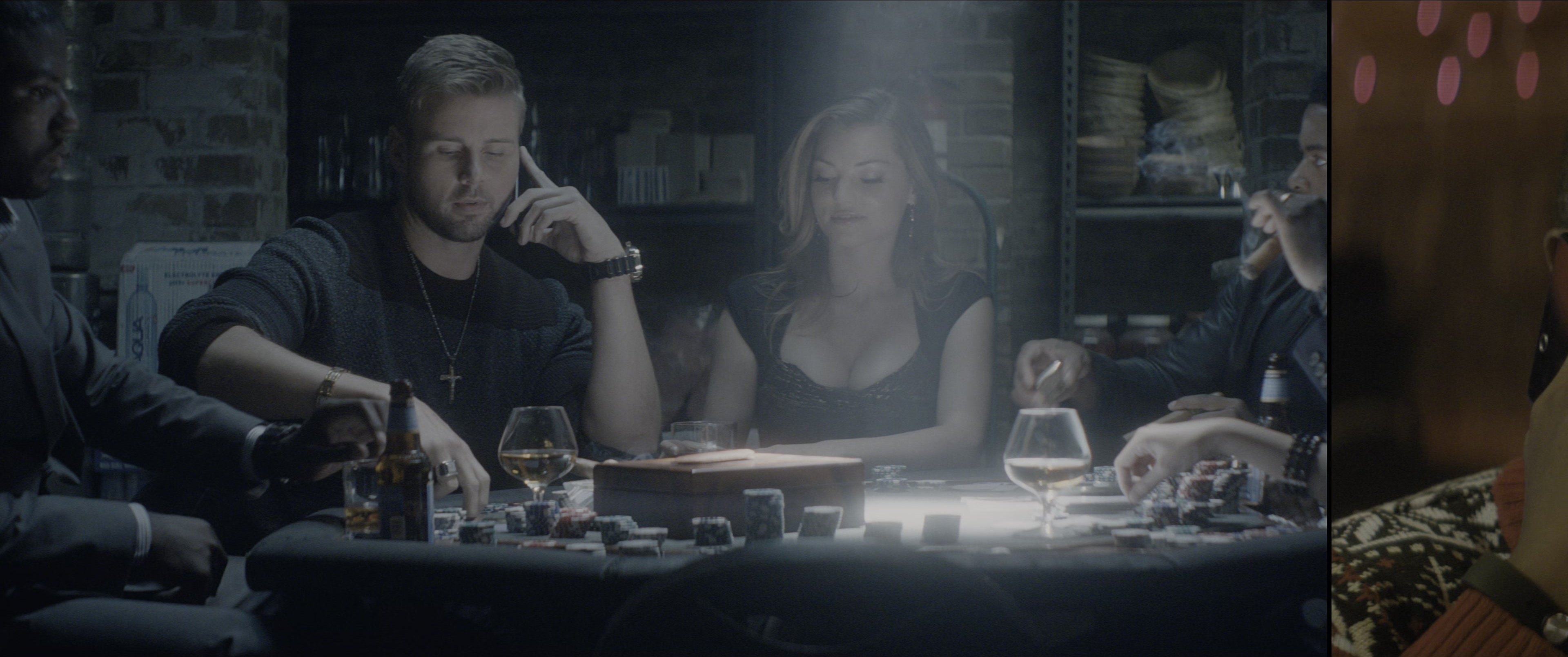 The Night Before (2015), wide, 2.39:1 — film still