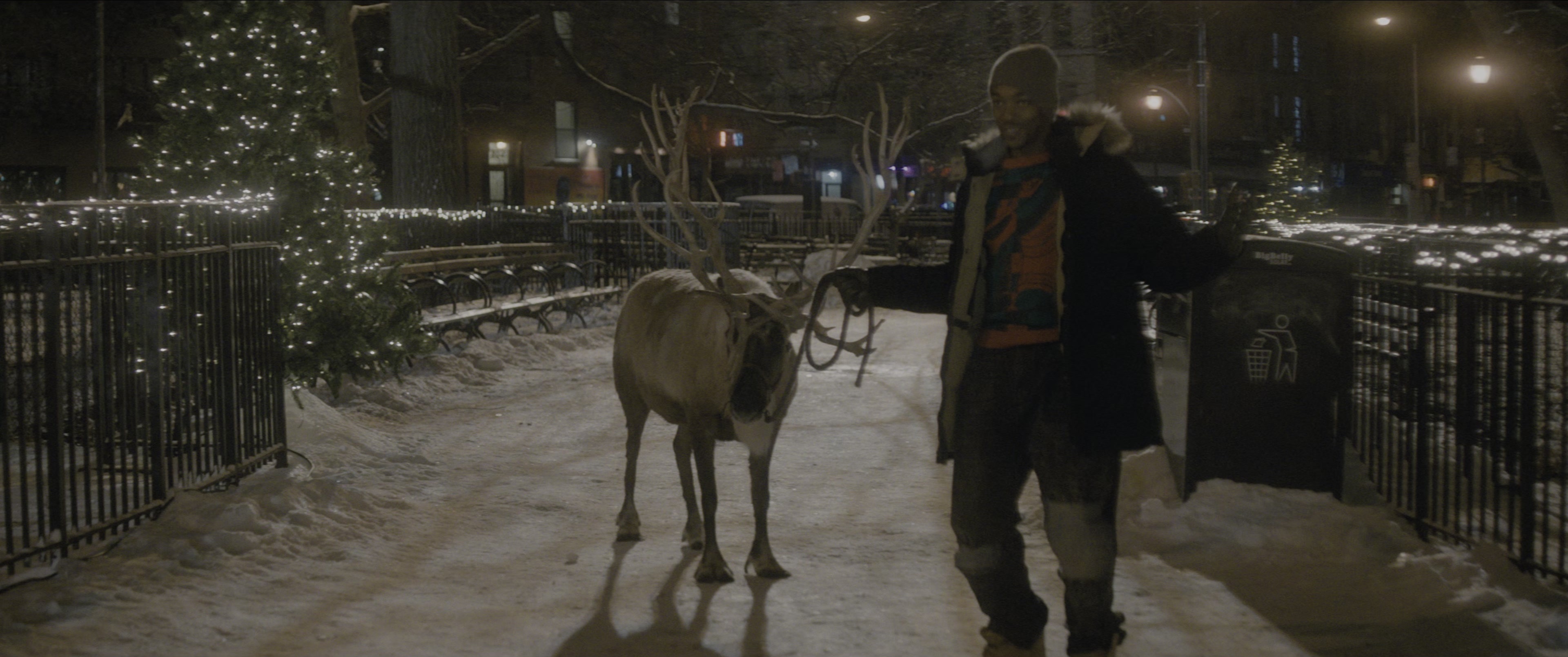 The Night Before (2015), wide, 2.39:1 — film still