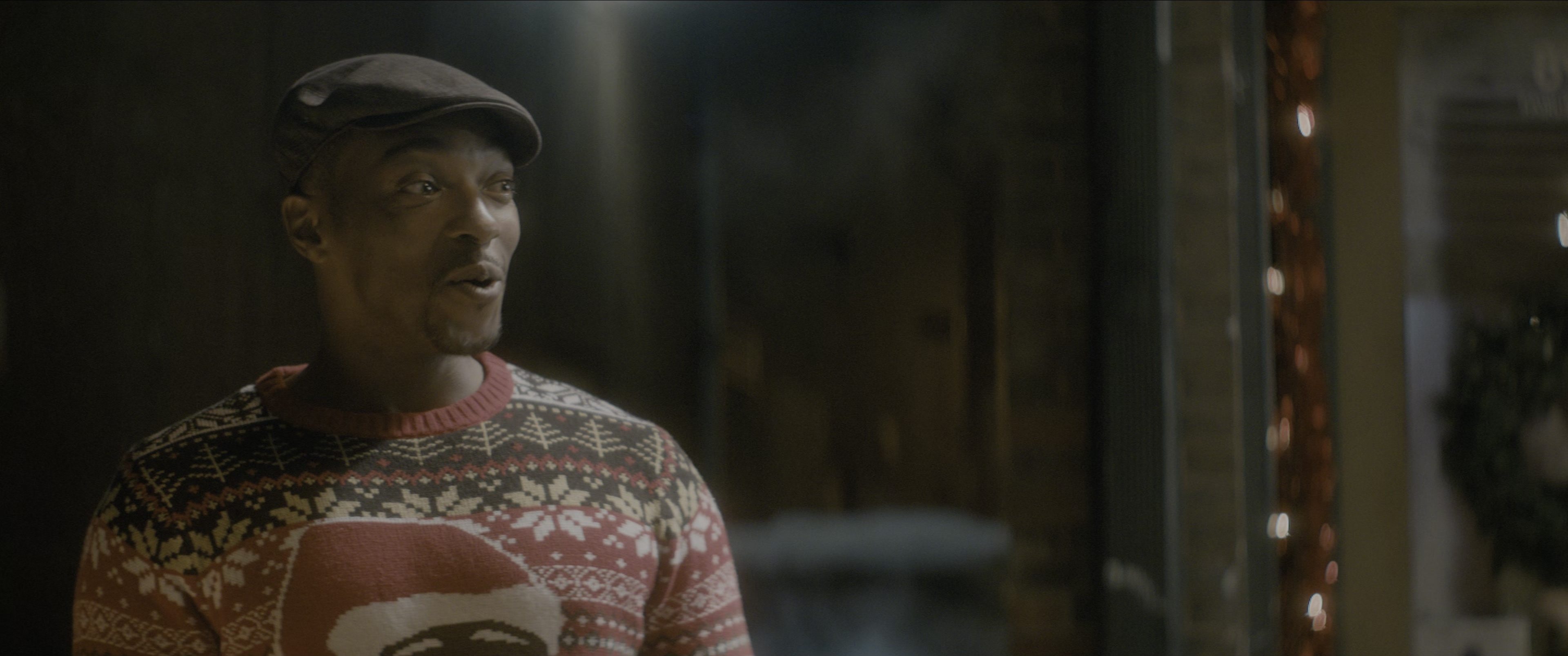 The Night Before (2015), wide, 2.39:1 — film still