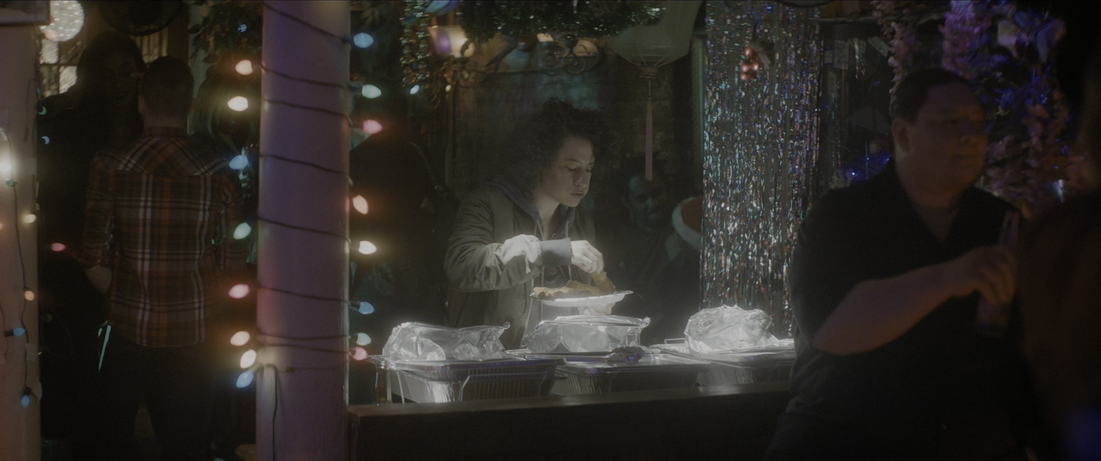 The Night Before (2015), wide, 2.39:1 — film still
