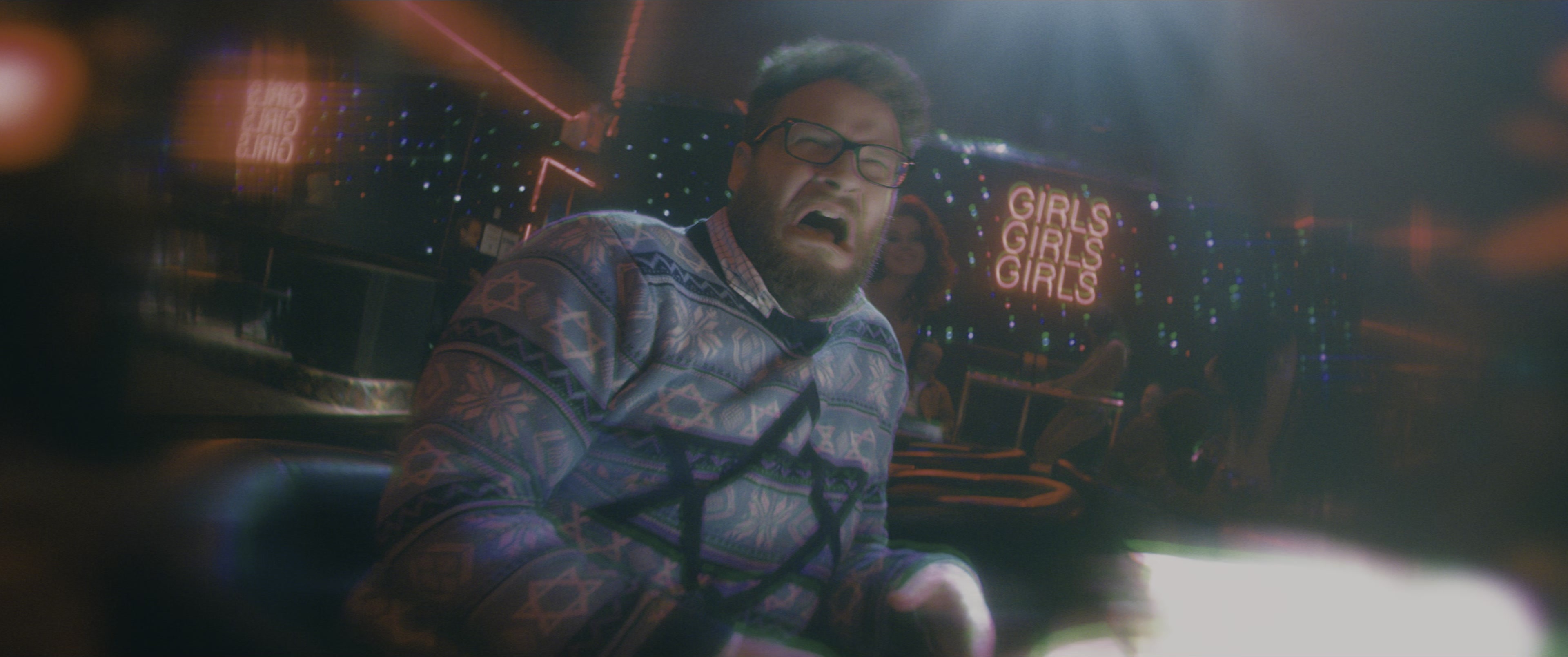 The Night Before (2015), wide, 2.39:1 — film still
