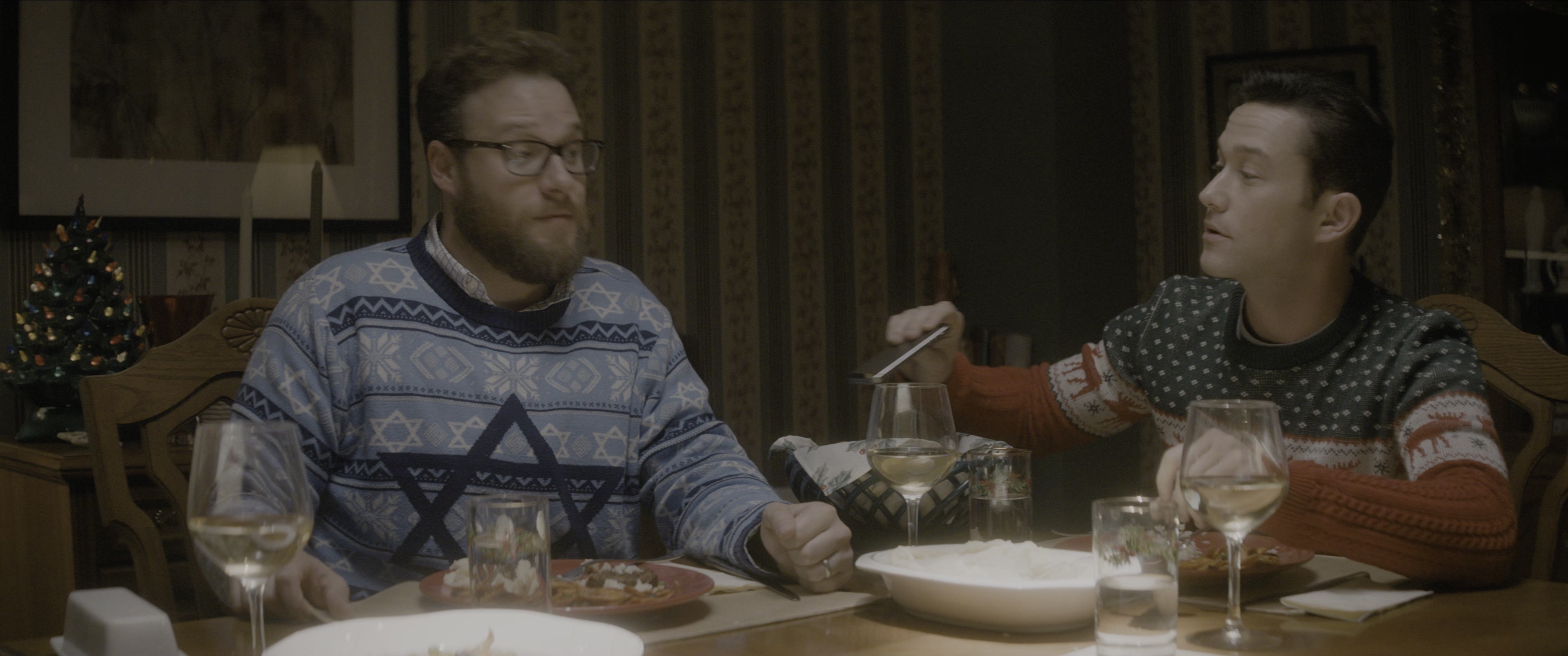 The Night Before (2015), wide, 2.39:1 — film still