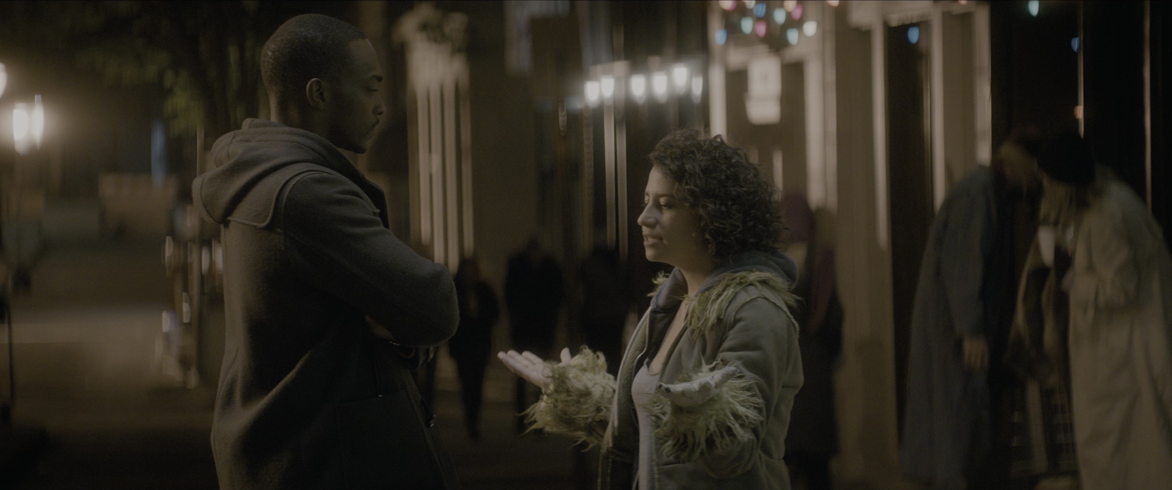 The Night Before (2015), wide, 2.39:1 — film still