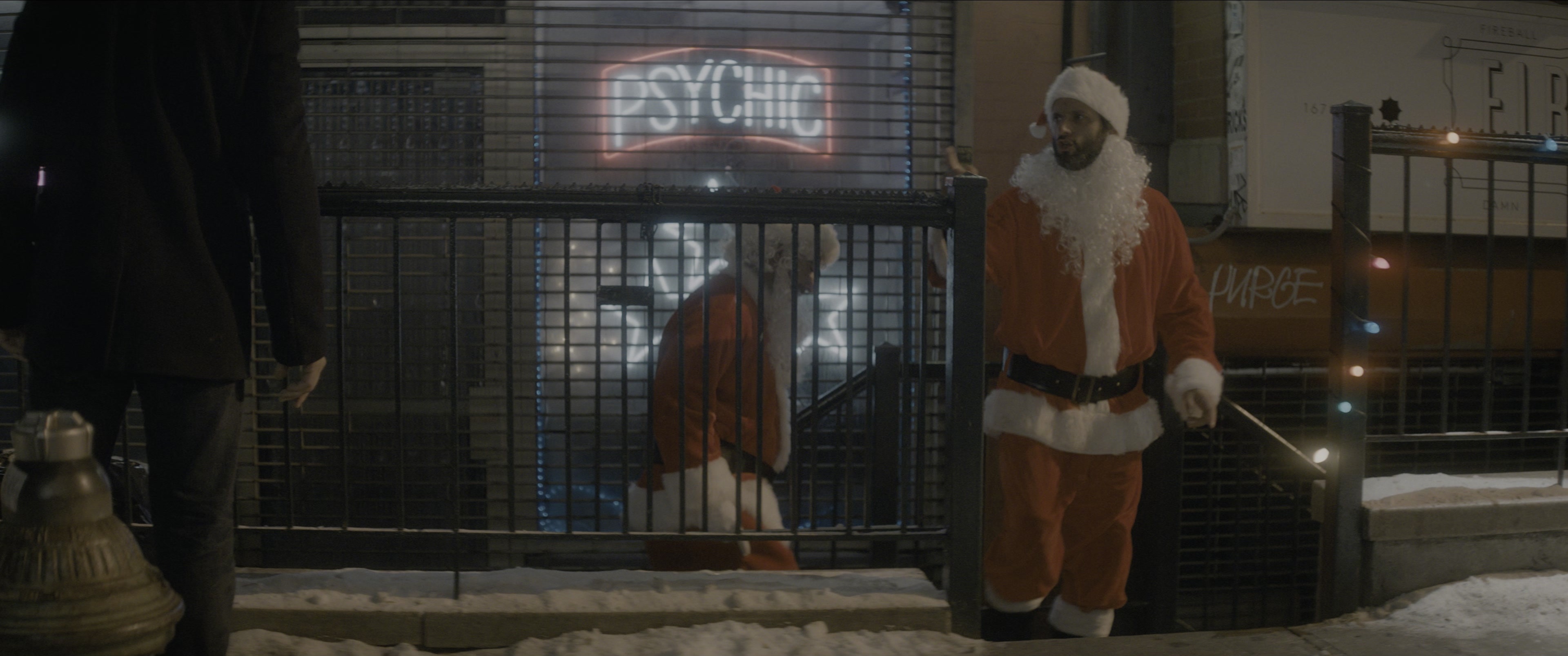 The Night Before (2015), wide, 2.39:1 — film still