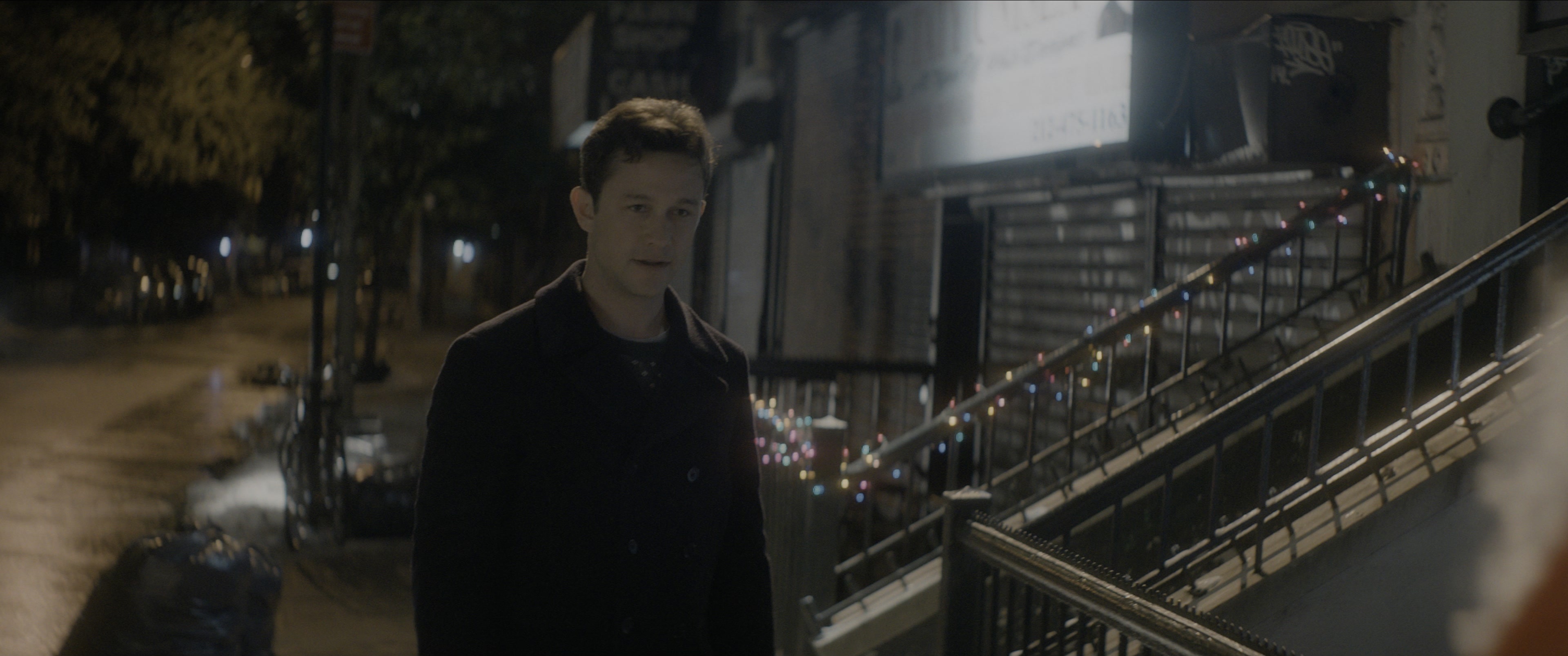 The Night Before (2015), wide, 2.39:1 — film still