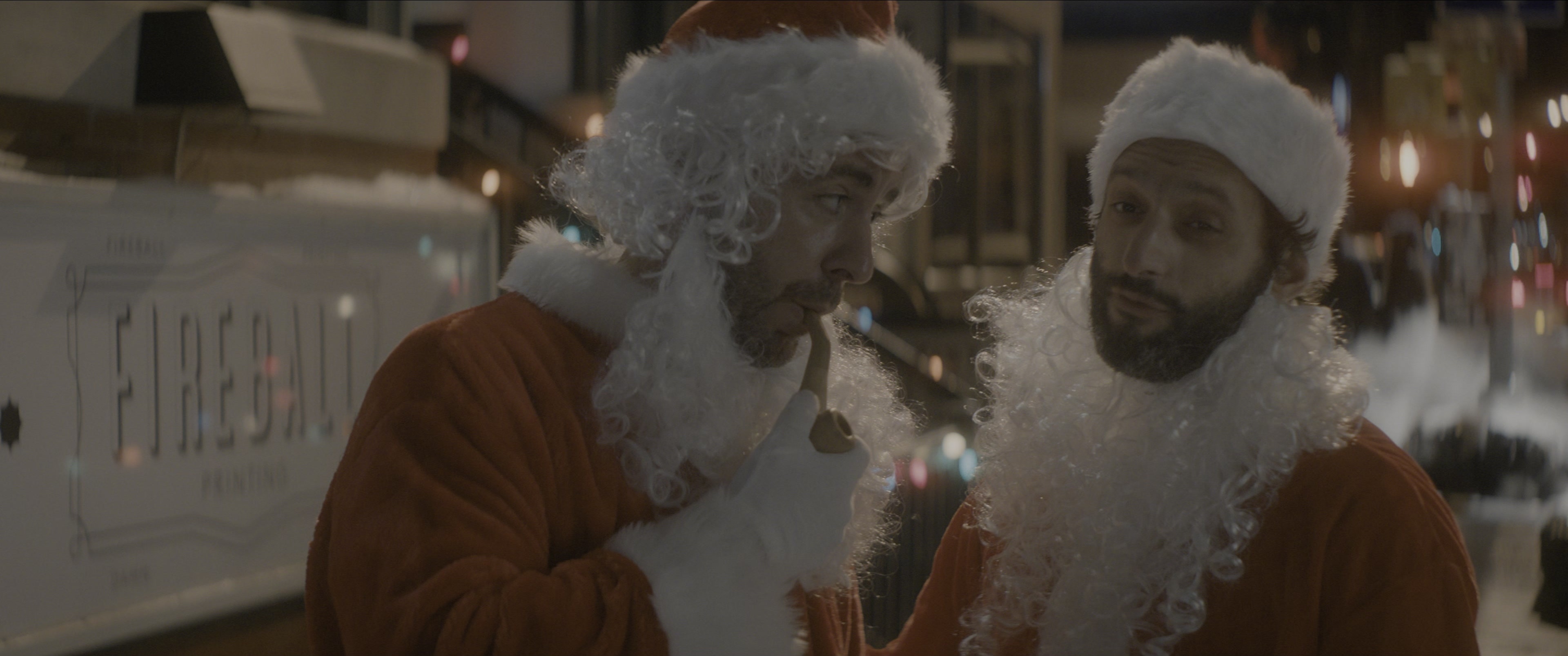 The Night Before (2015), wide, 2.39:1 — film still