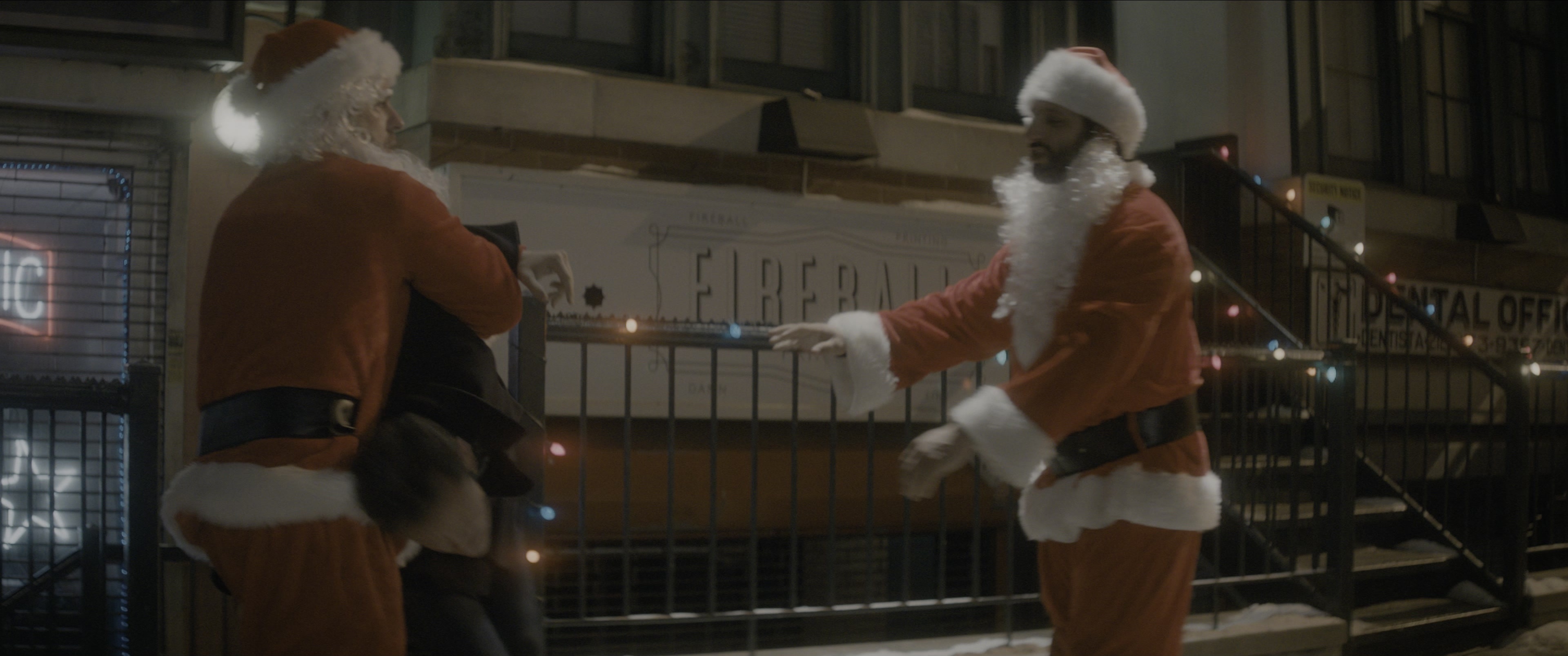 The Night Before (2015), wide, 2.39:1 — film still