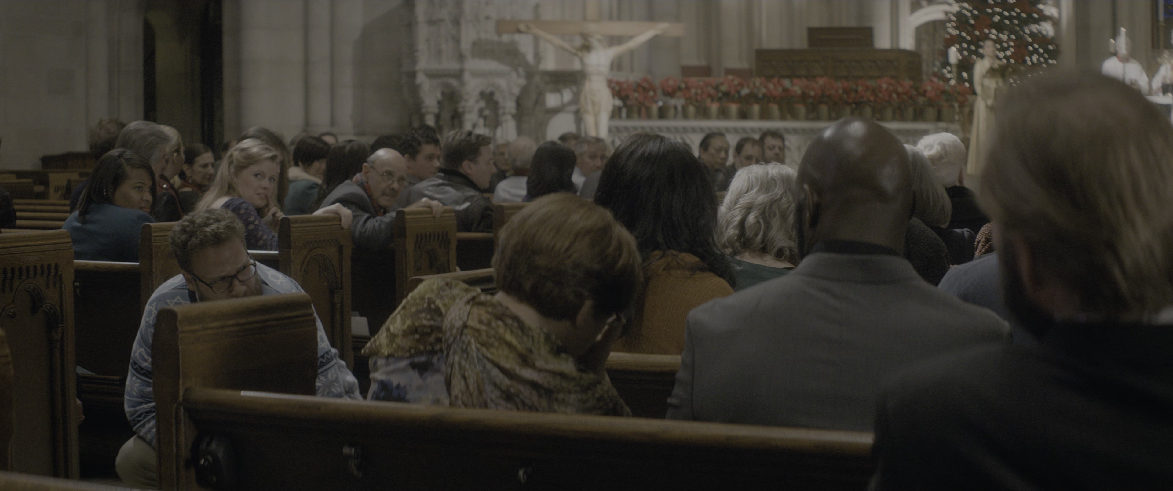 The Night Before (2015), wide, 2.39:1 — film still