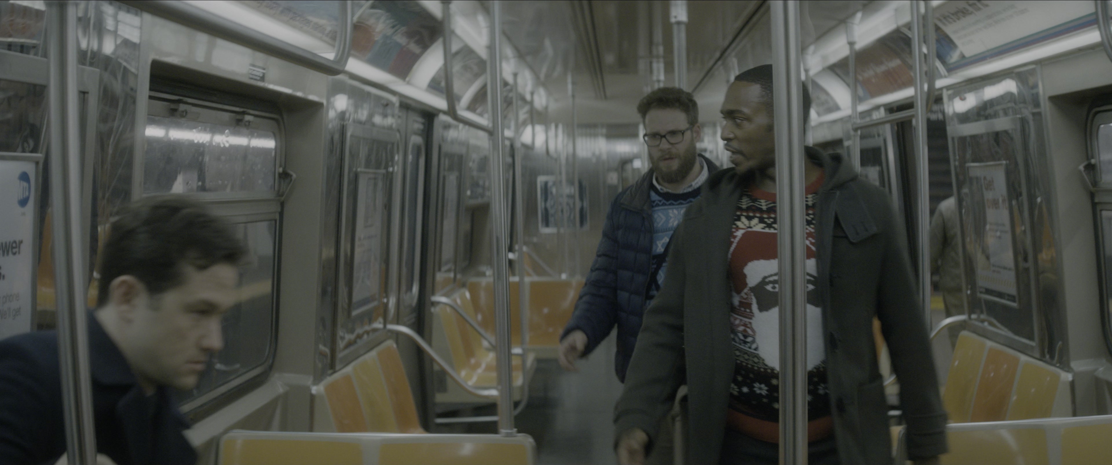 The Night Before (2015), wide, 2.39:1 — film still