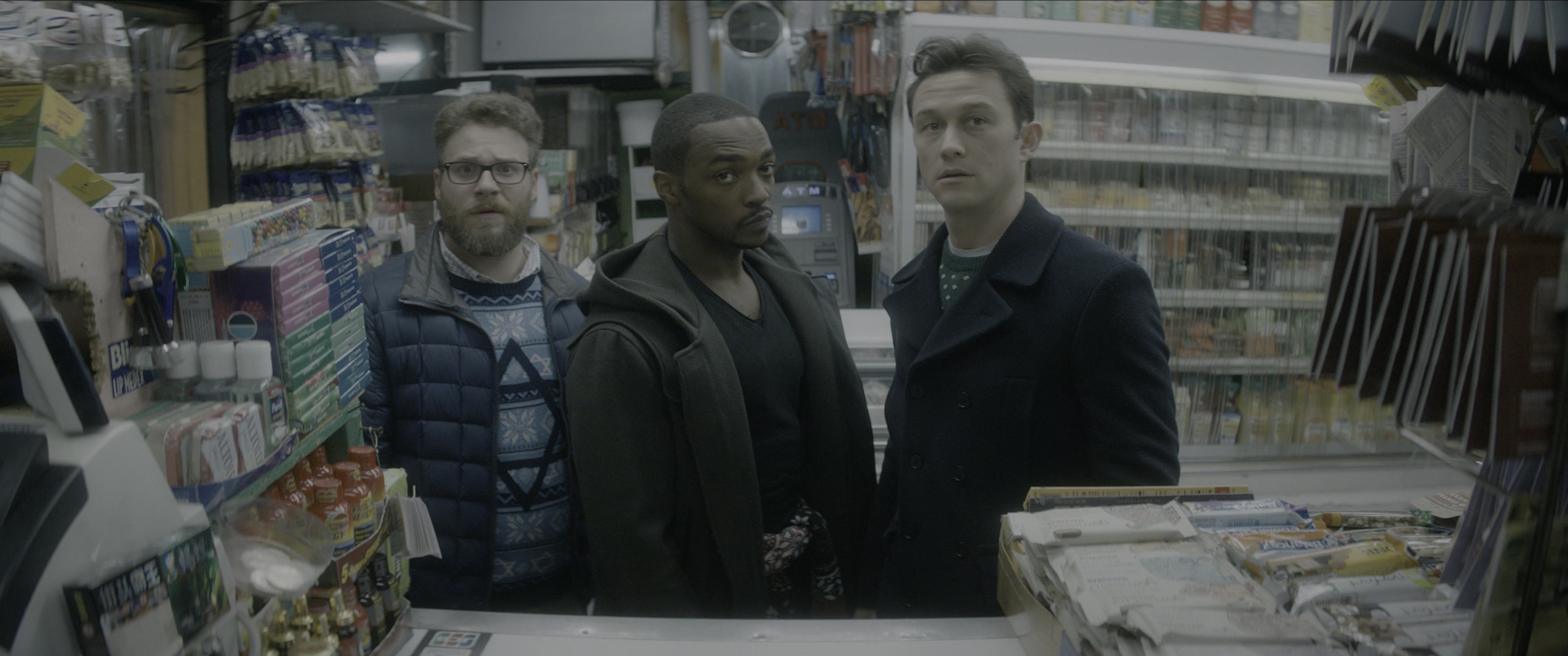The Night Before (2015), wide, 2.39:1 — film still