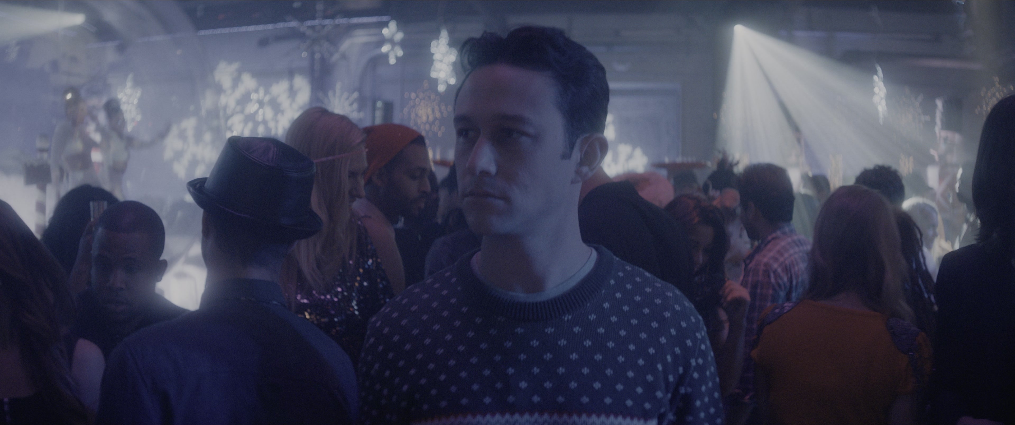 The Night Before (2015), wide, 2.39:1 — film still