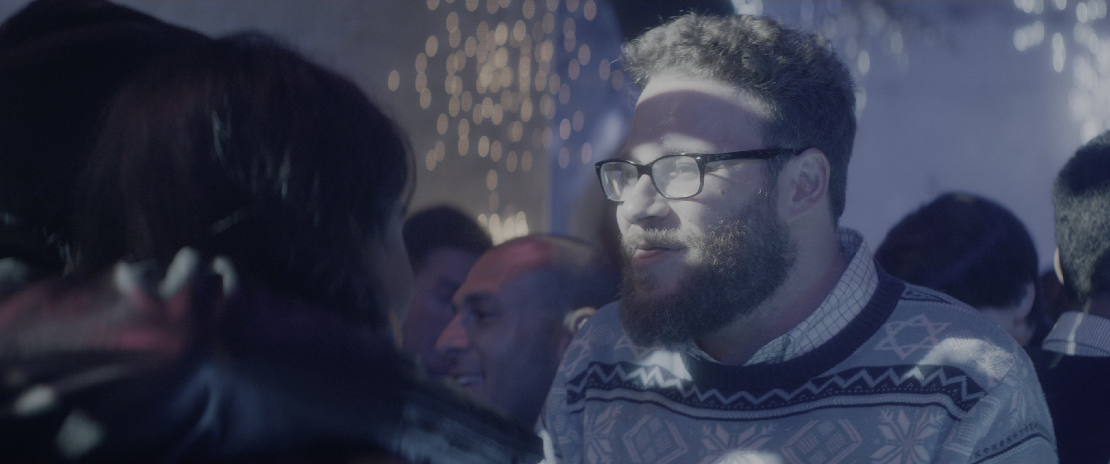 The Night Before (2015), wide, 2.39:1 — film still