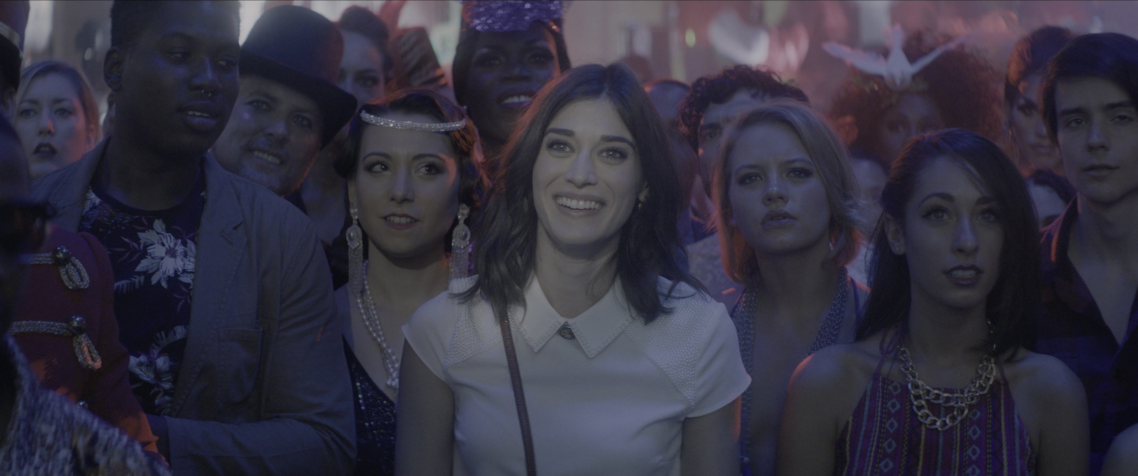 The Night Before (2015), wide, 2.39:1 — film still