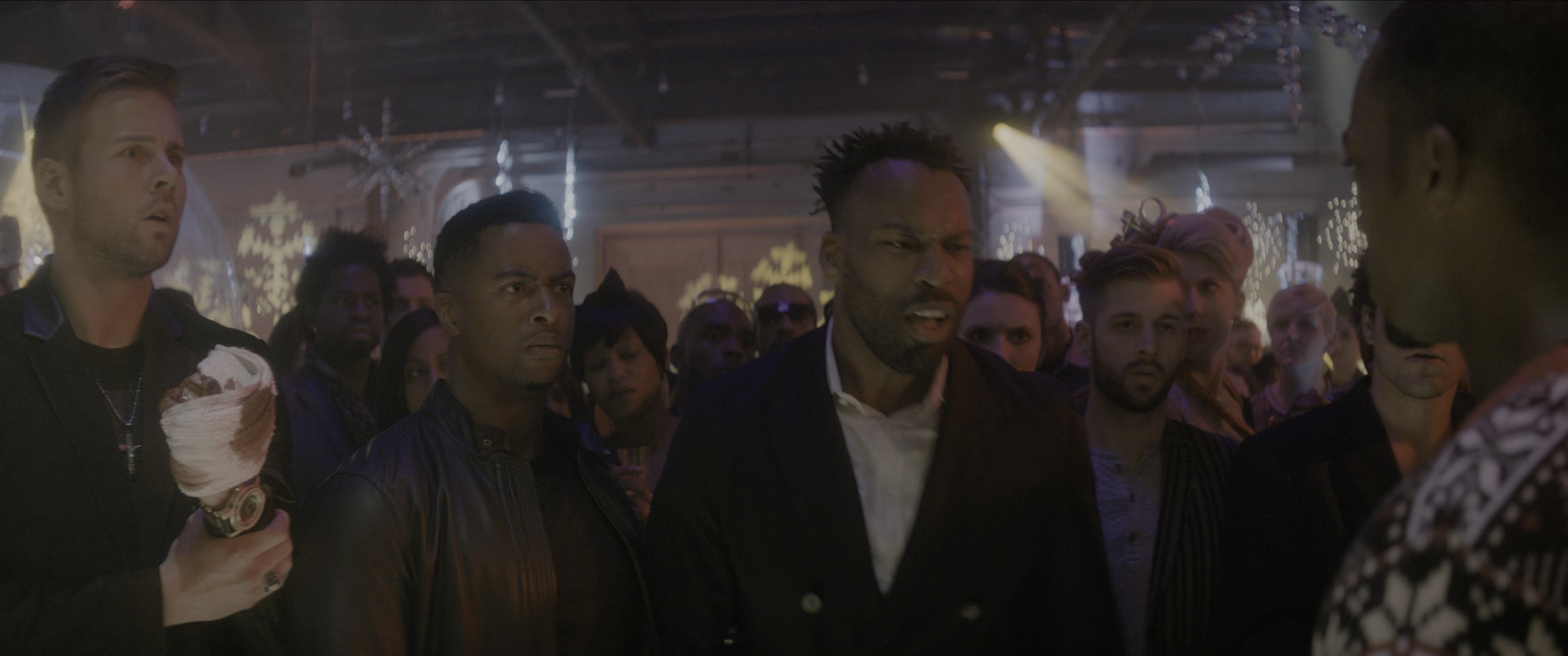 The Night Before (2015), wide, 2.39:1 — film still